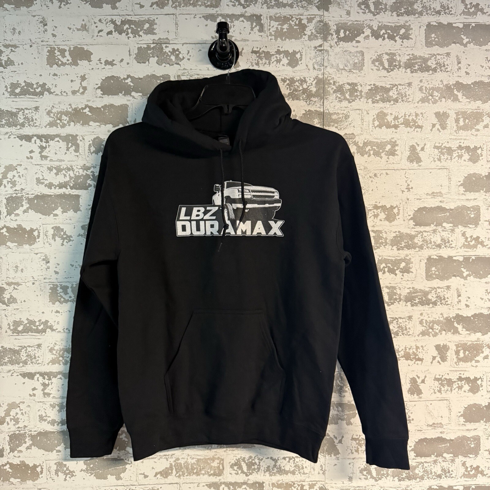NEW – Aggressive Thread – LBZ Duramax – Black Hoodie – SMALL