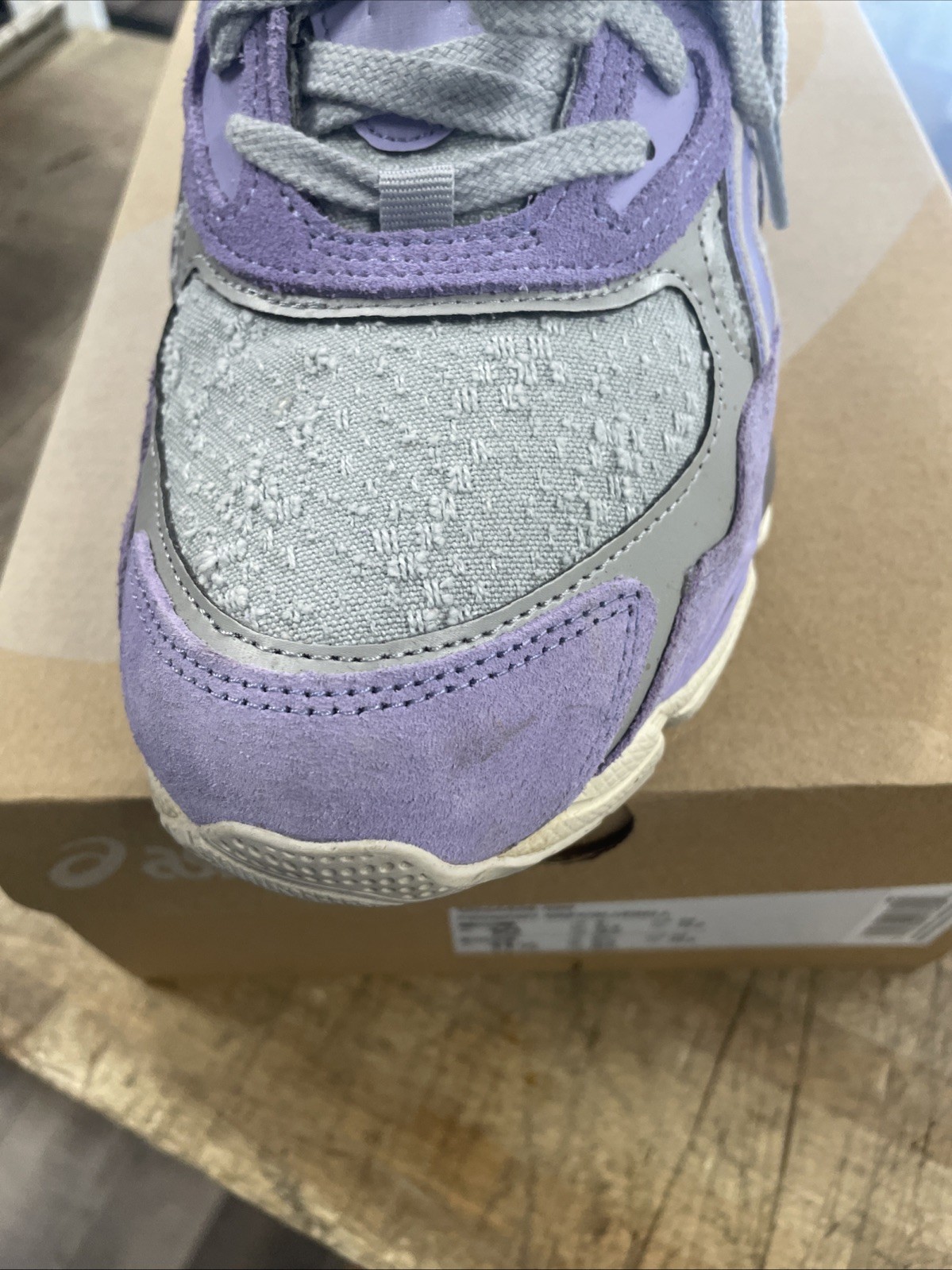Asics Gel NYC Piedmont Grey/blueberry Sz10