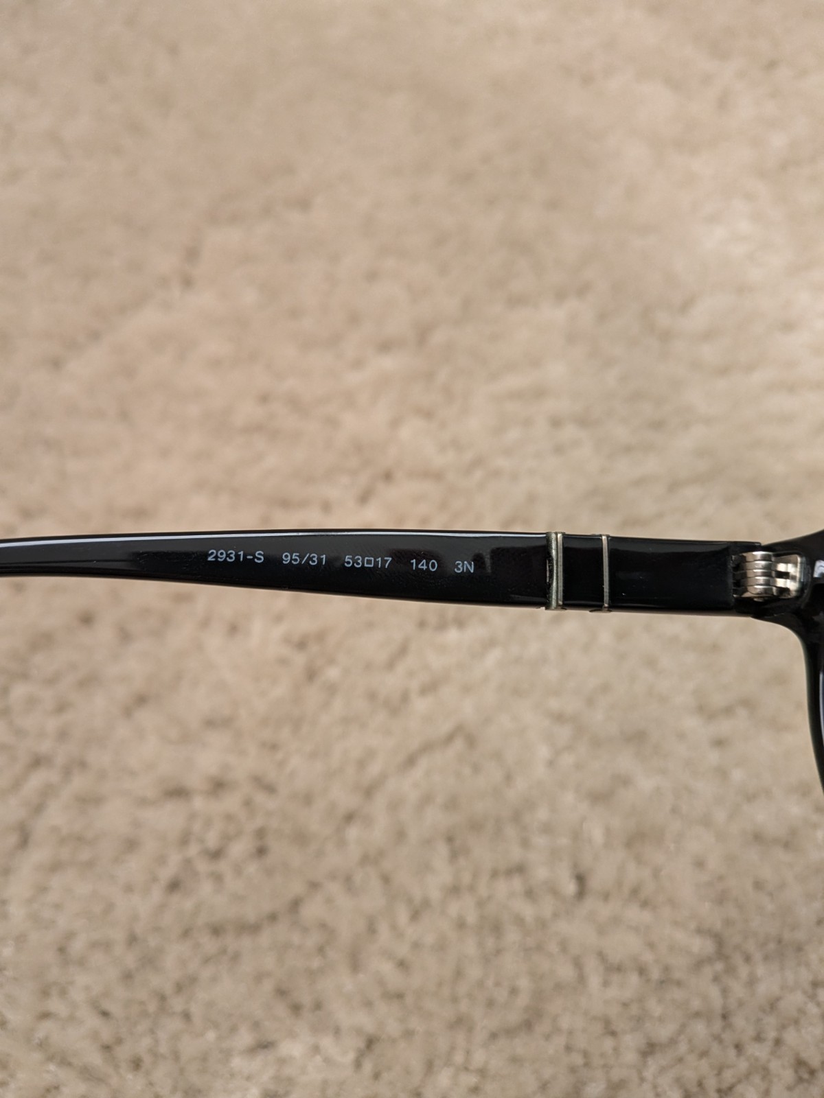 Persol Sunglasses Polarized Lens – Made in Italy – 2931-S 95/31 53 17 140 3N