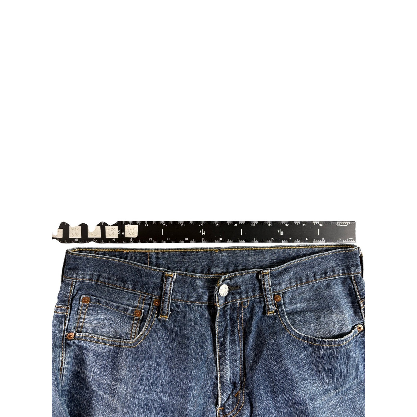 Levi’s 569 Loose Straight Jeans Mens 32×32 Blue Denim Rugged Relaxed Streetwear