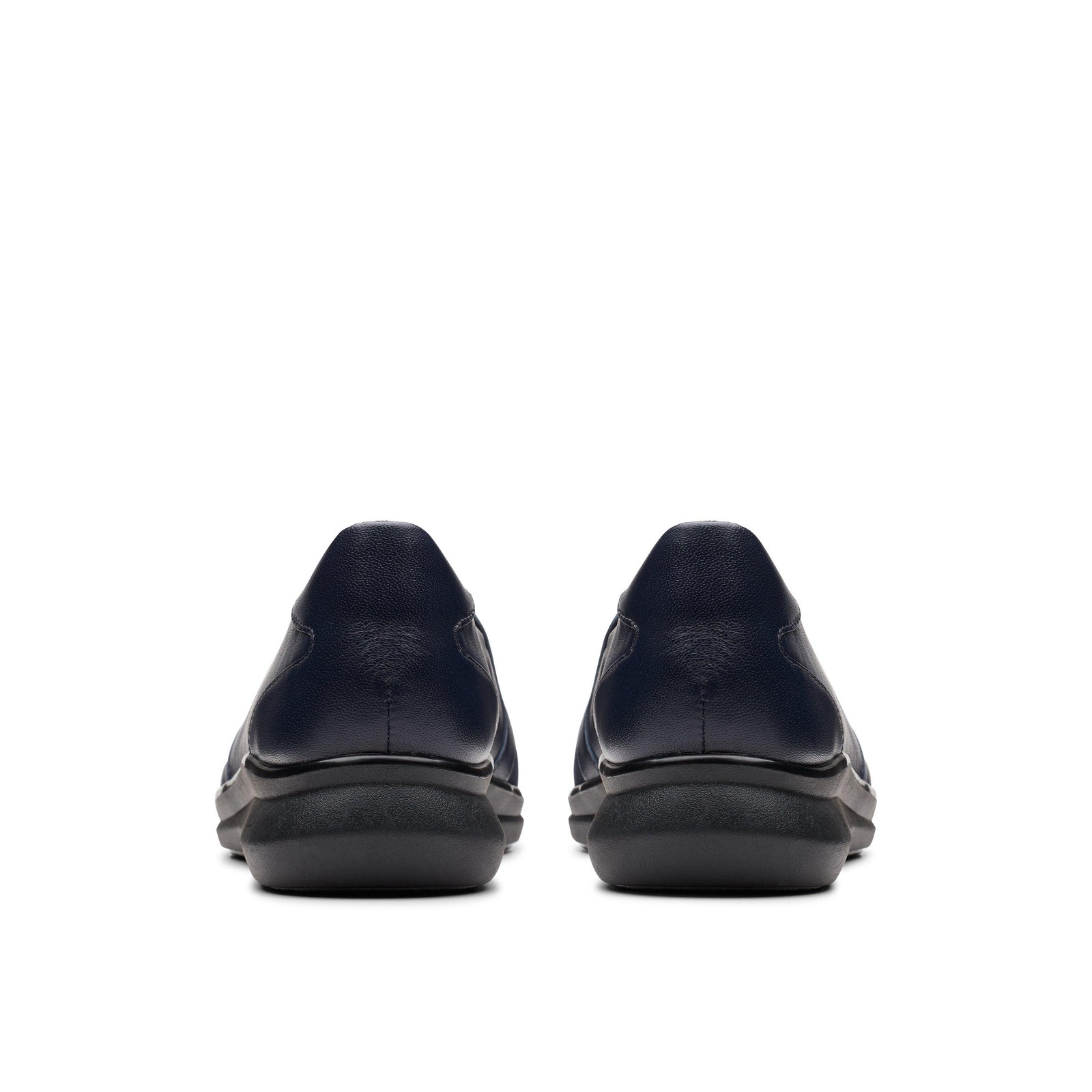 Clarks Womens Lynell Edge Blue Leather Dress Shoes