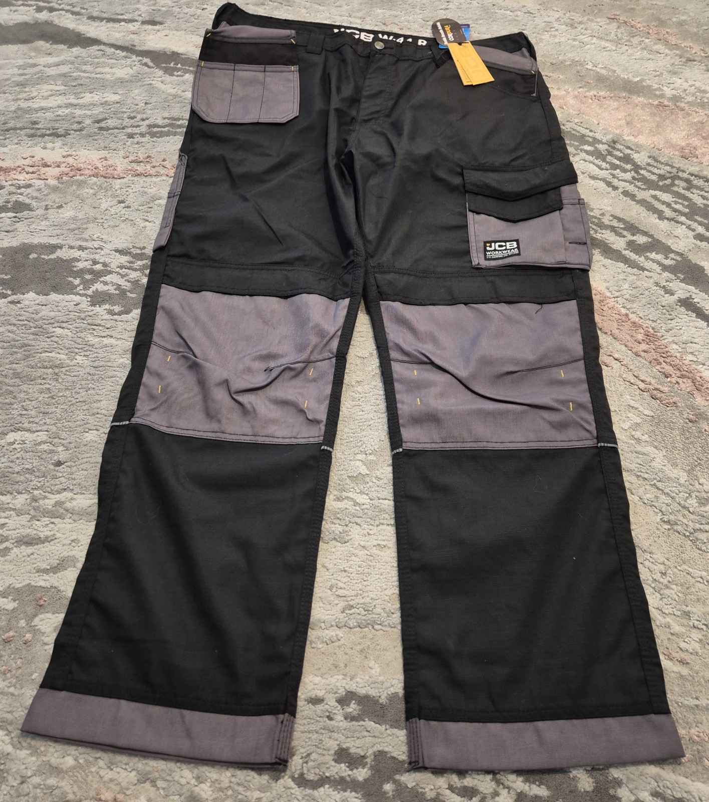 JCB holster Rip Stop Work Wear Multi Pockets Trousers Trade Pants Cargo