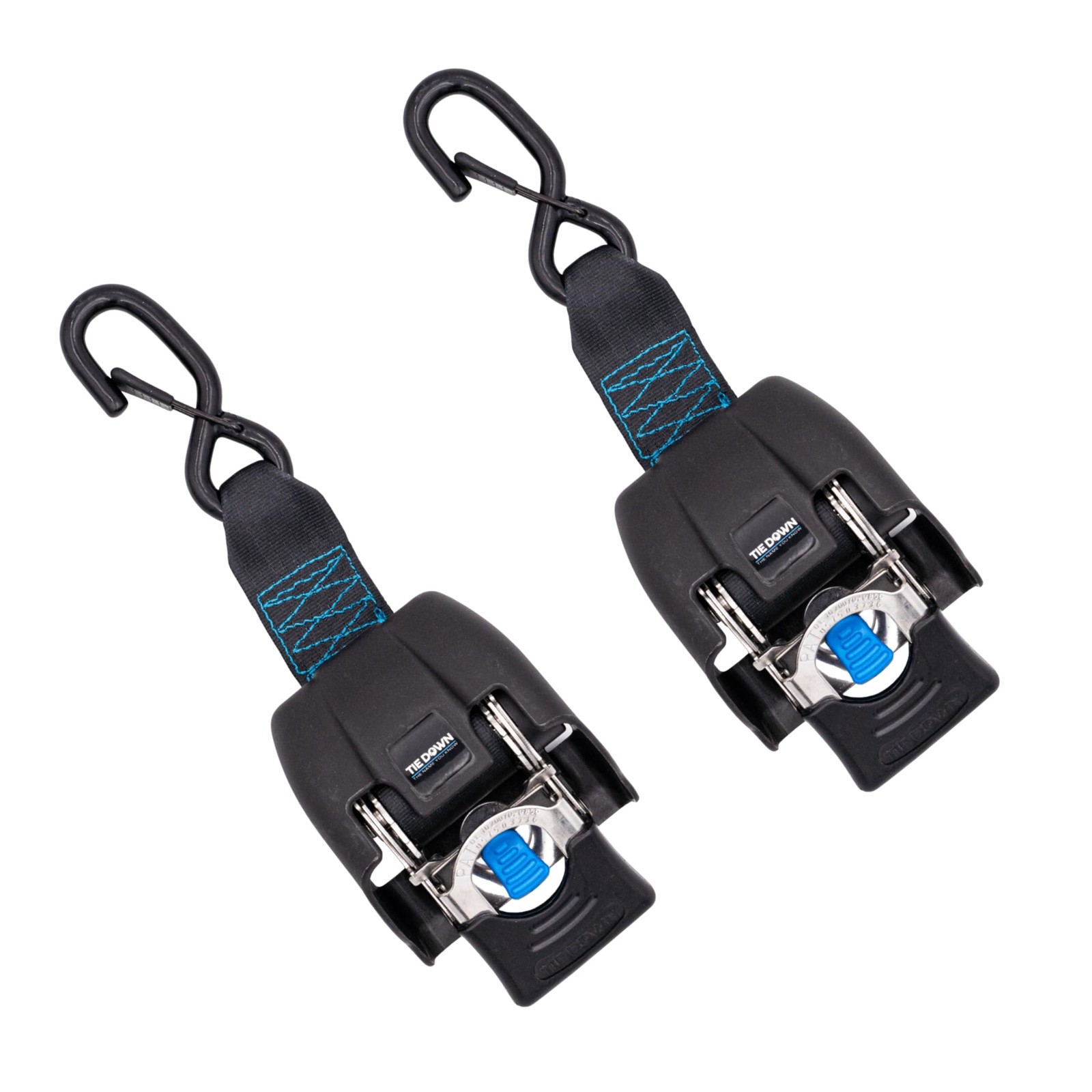 Tie Down 2 in. x 43 in. Stainless Steel Retractable Boat Transom Strap – 1800 lb