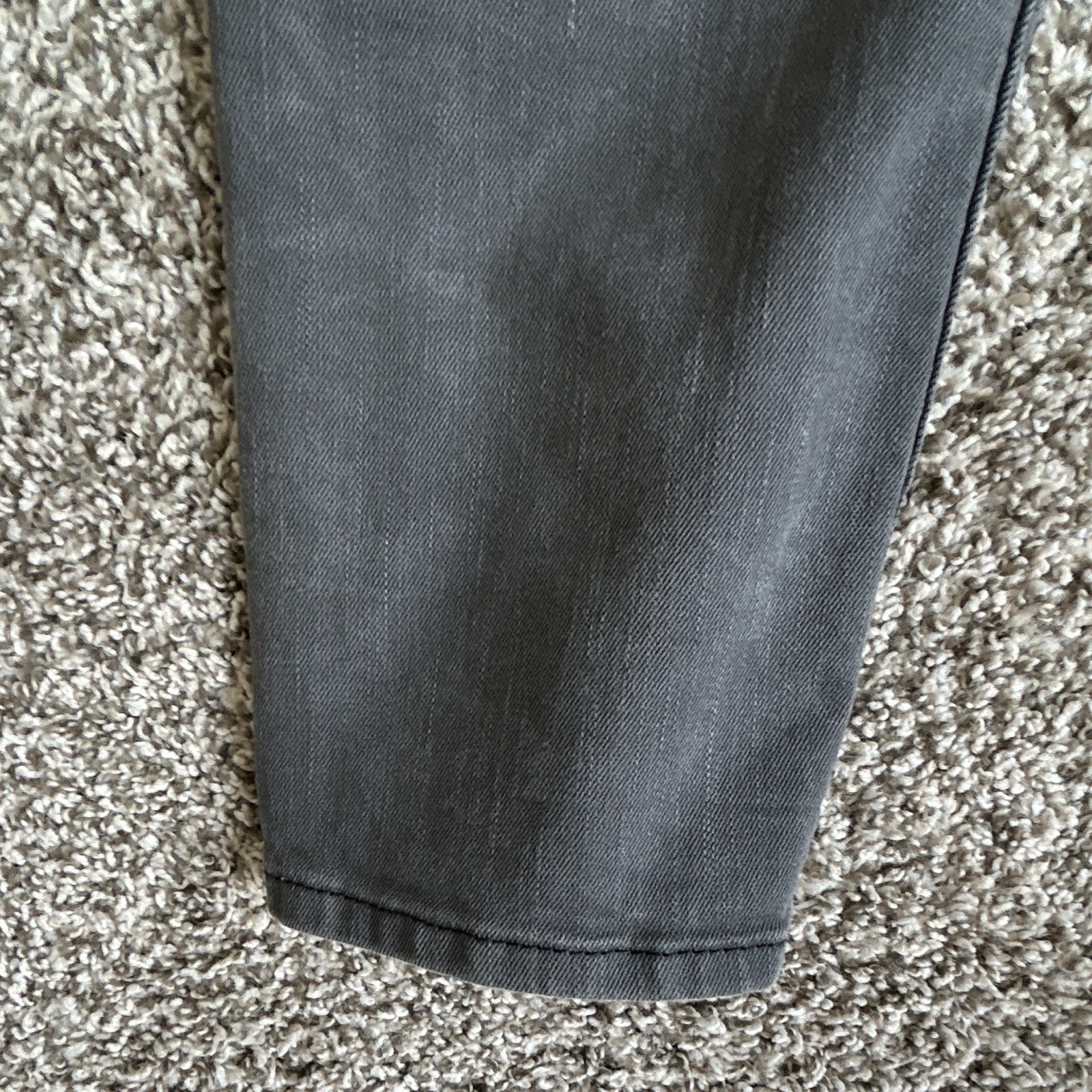 Levi’s Men’s Slim Skinny Fit Gray Dark Wash Denim Jeans Low Rise 5-Pocket