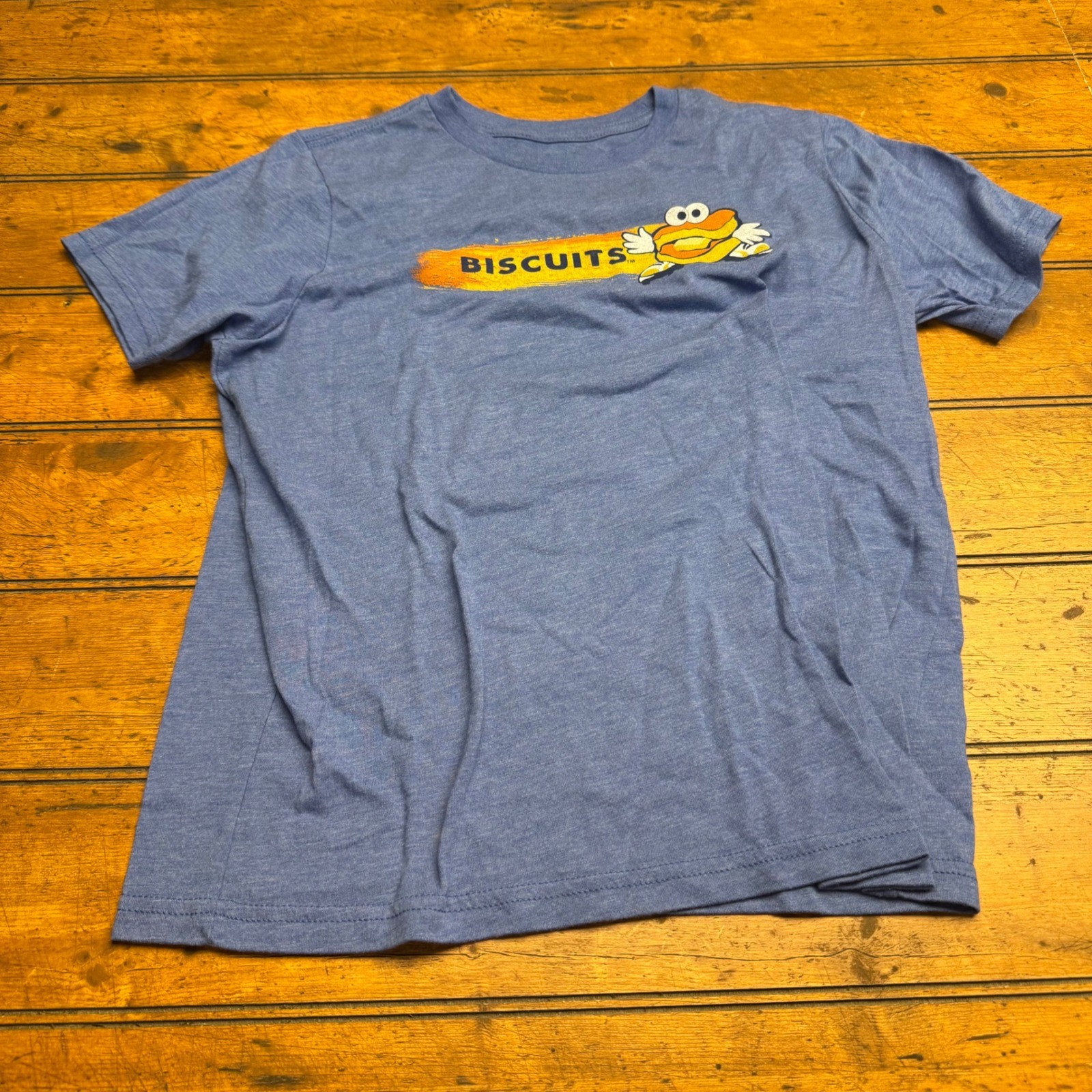 108 Stitches Kids Blue Graphic T Shirt Size L Biscuits MLB 2022
