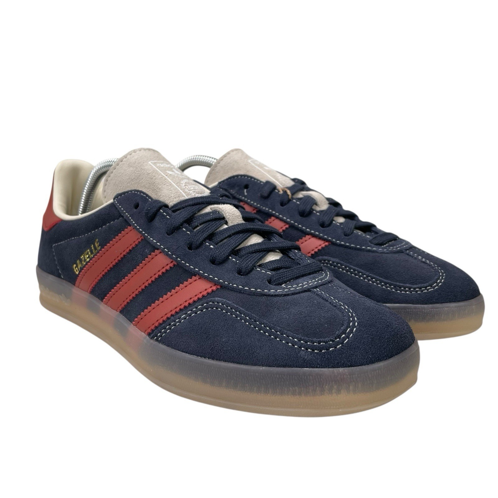 Adidas Gazelle Indoor Ink Ruby Wonder White Shoes JH5404 Men’s Sz 7.5-13