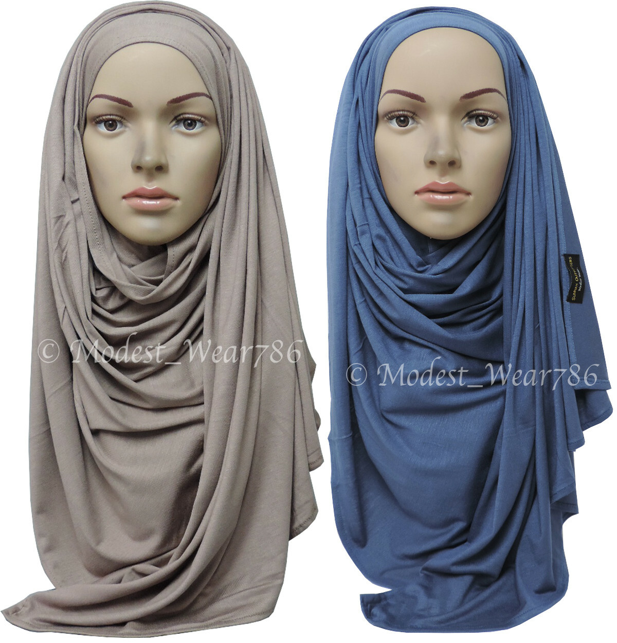 Premium Cotton Jersey Maxi Hijab Scarf Shawl Wrap Islam Muslim 180X80cm