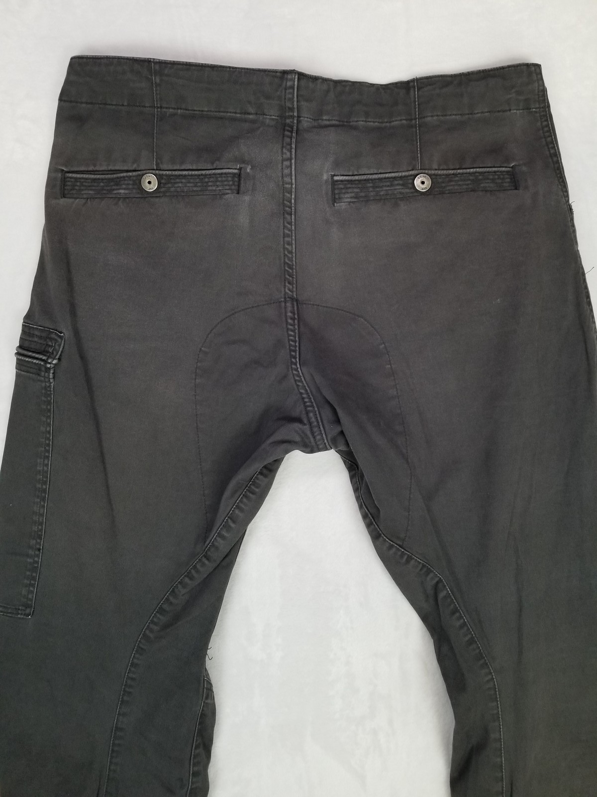 G-Star Raw Denim Dark Gray Tapered Cargo Jogger Pants Men’s Size 32/32 Rouching