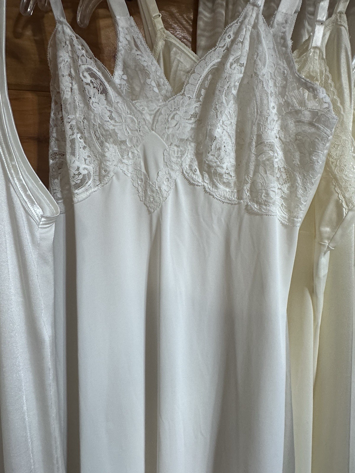 34pc Vintage Lingerie Lot Vanity Fair Farr West Shadowline Olga Slips Camisoles