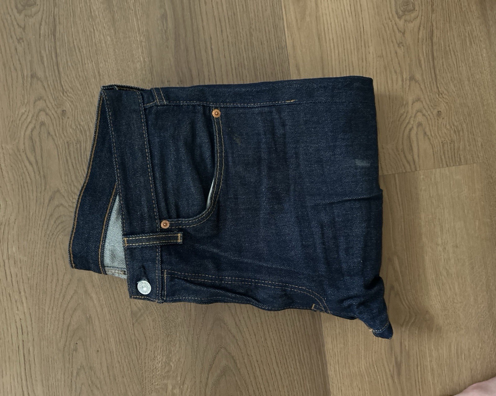 Levi’s Men’s 501 33×32 Original Straight Fit Jeans – Rigid Dragon