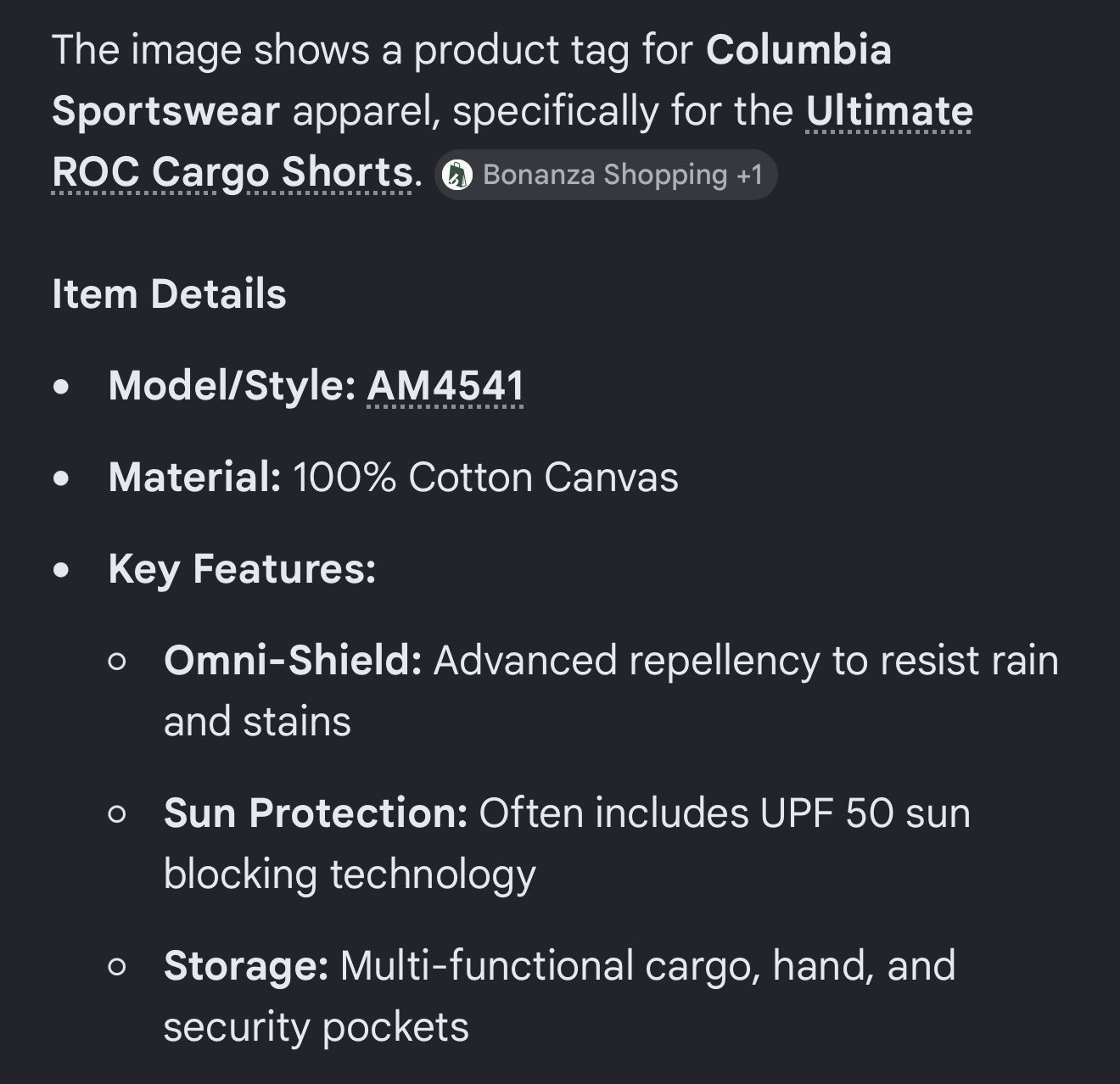 Columbia The Ultimate ROC Cargo Shorts 34×9 Canvas Outdoor Hiking (lot of 2)