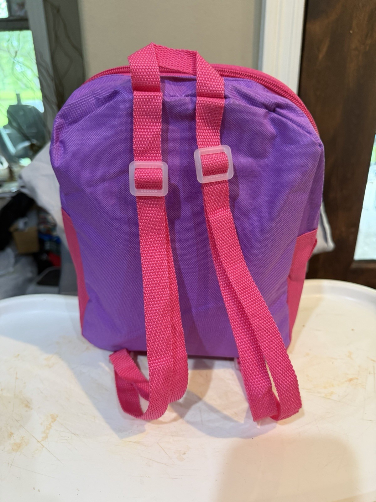 Trolls World Tour Poppy Girls Backpack Pink Embossed. BRAND NEW**