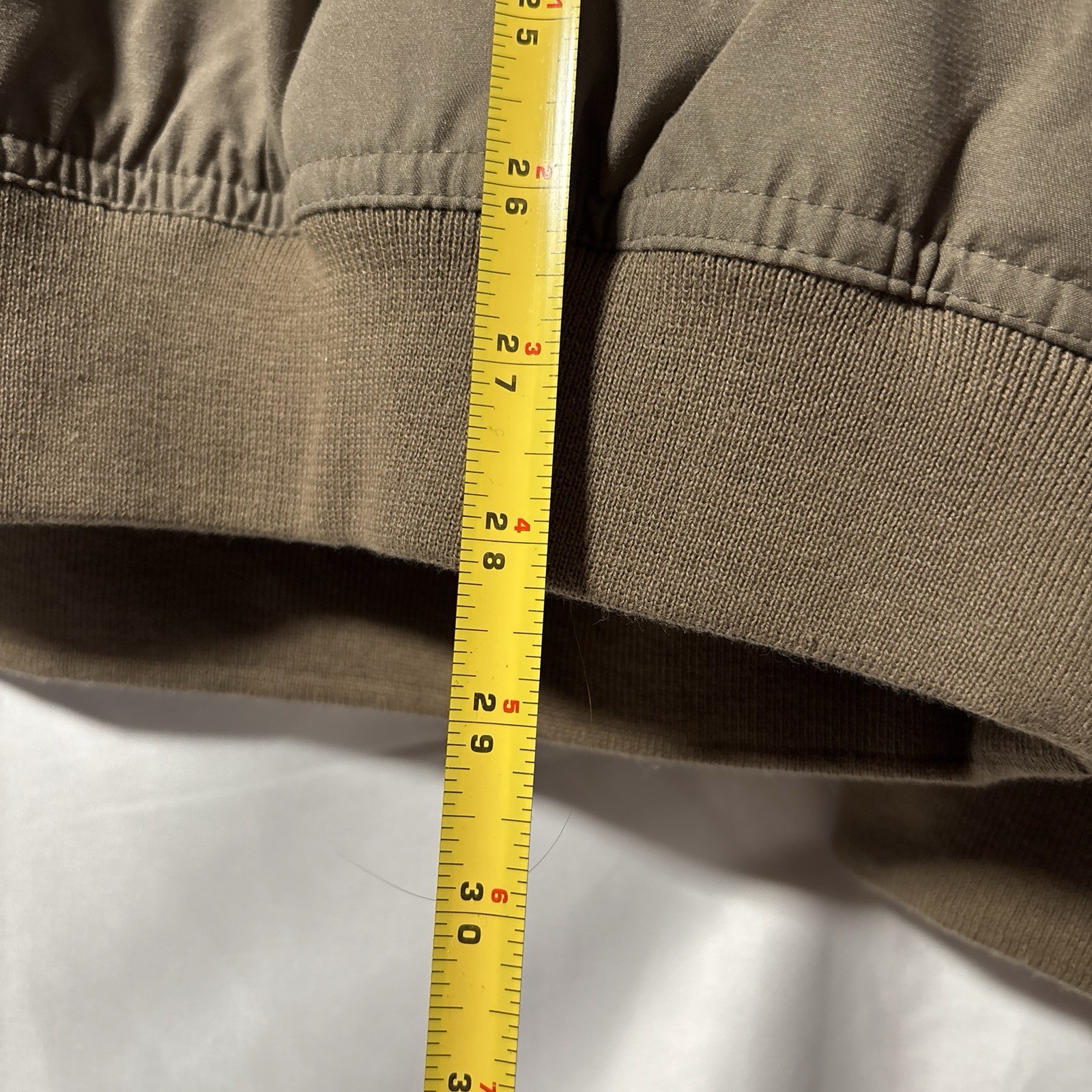Tan River’s End Golf Pullover, V-neck Windbreaker, Men’s Size Large
