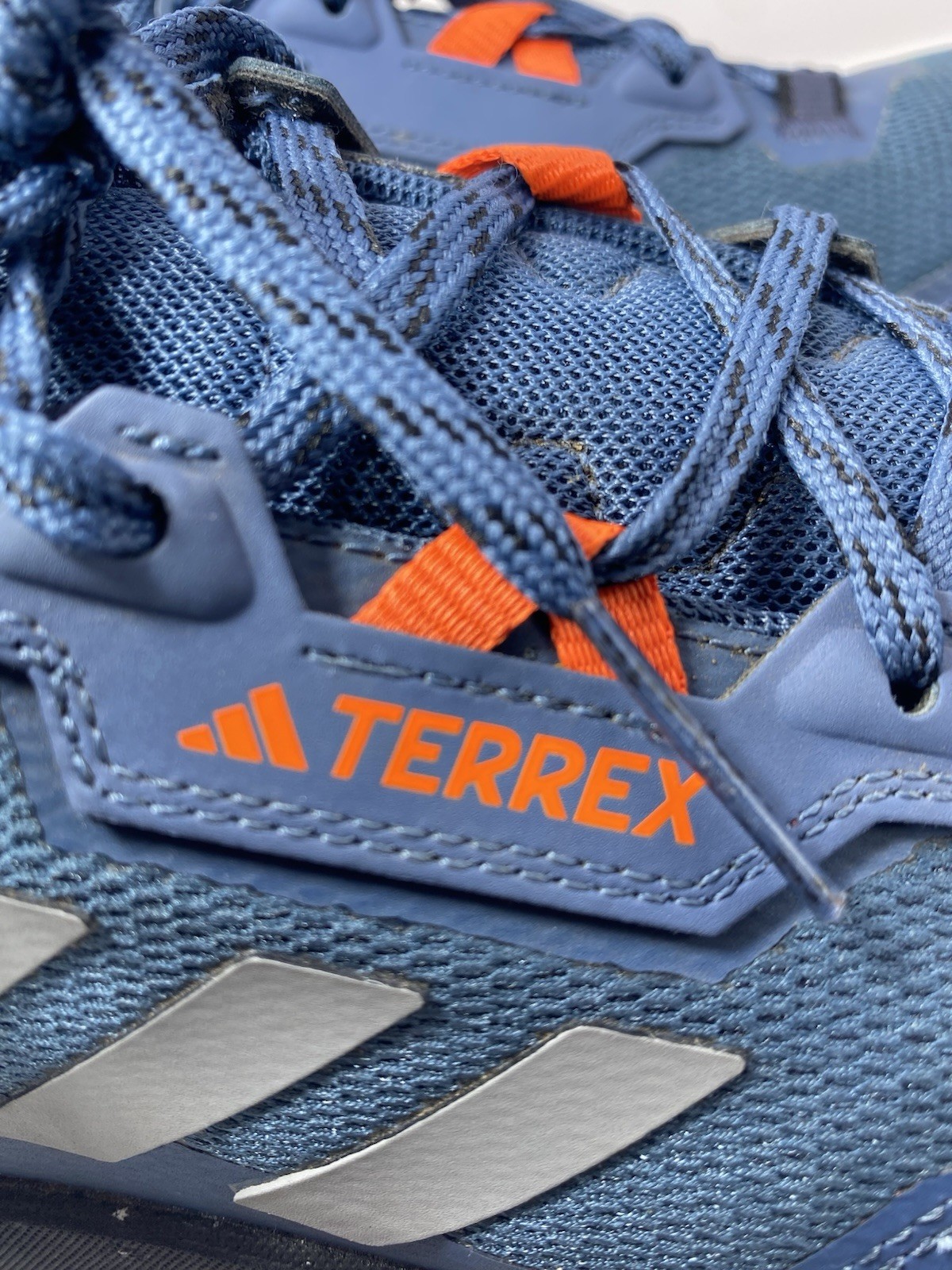 Adidas Terrex AX4 Wonder Steel Blue Orange Hiking Shoes HP7392 Men’s Size 8.5