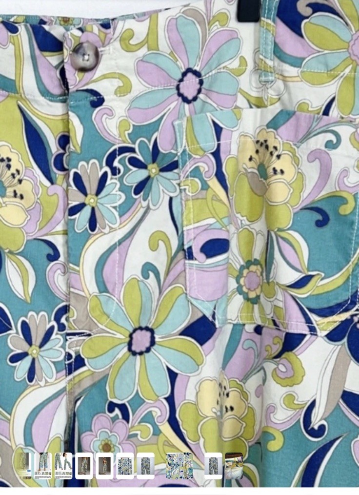 Anthropologie Maeve The Colette Wide Leg Flower Power Pants 21/22