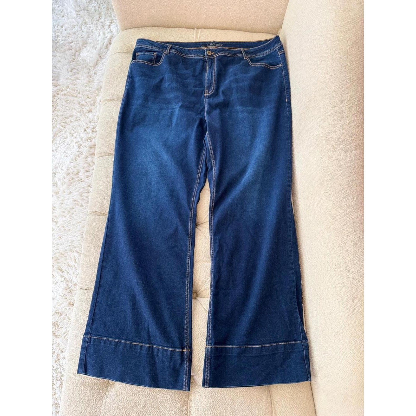 Anna Scholz Star Pocket Jeans Size 22 (NWT)