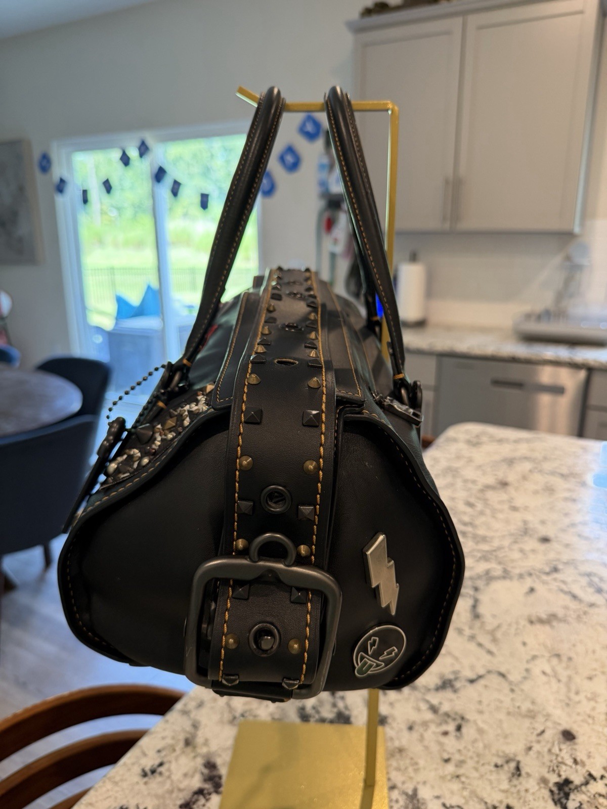 Coach 1941 Varsity Patch Badlands Satchel
