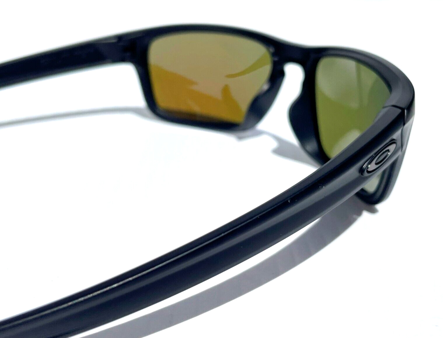 NEW Oakley SLIVER STEALTH Matte Black POLARIZED Galaxy Blue Sunglass Lens 9408