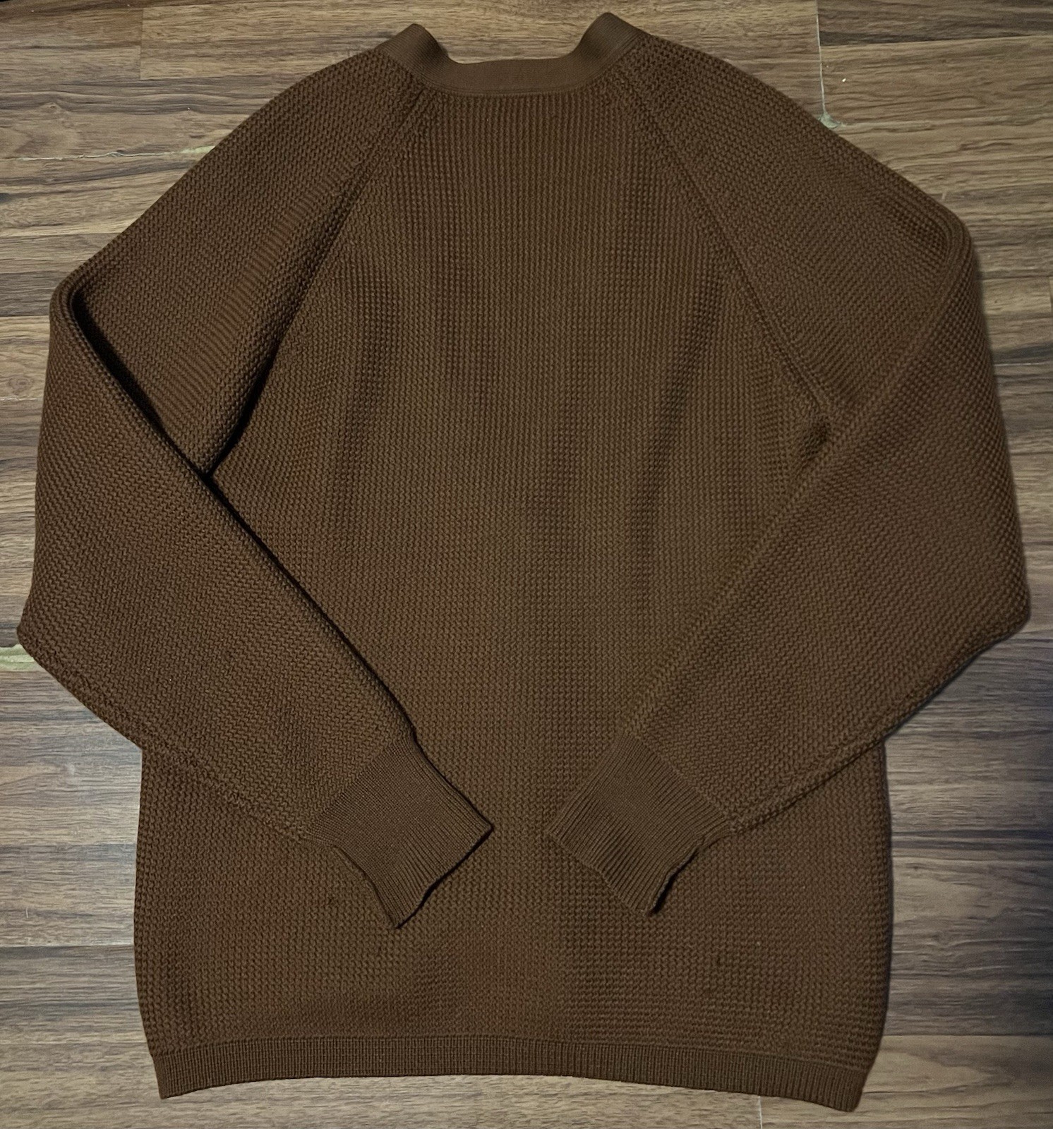 Vintage Jaeger 100% Wool Men’s Tan Preppy Cardigan Sweater Size 42 Gt. Britain