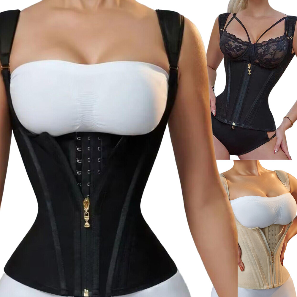 Fajas Reductoras Colombianas Waist Trainer Body Shaper Tummy Control Girdle Top