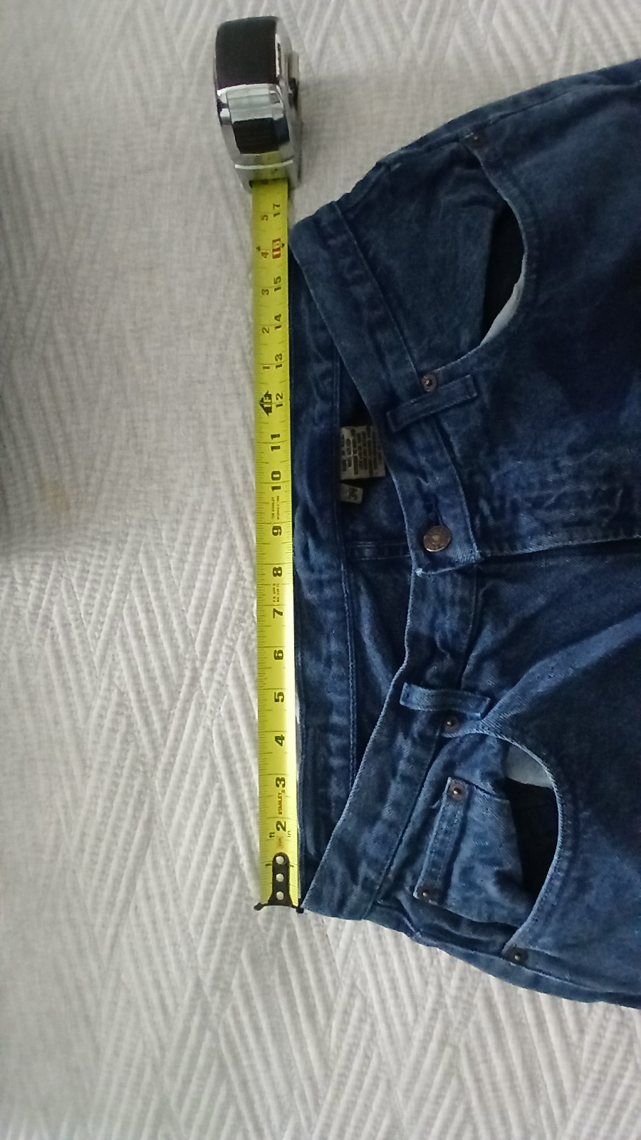 Vintage Calvin Klein Jeans Mens 34 x 28 Blue Rinse Relaxed Fit Made in USA Union