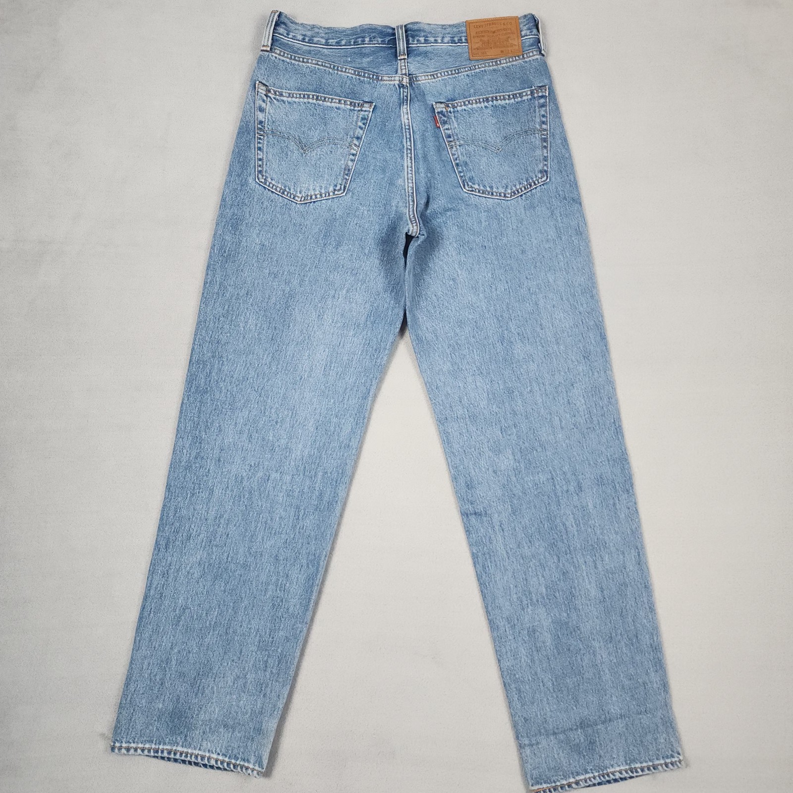 Levis 568 Premium Jeans Mens 32×34 Blue Loose Straight Denim Relaxed Fit