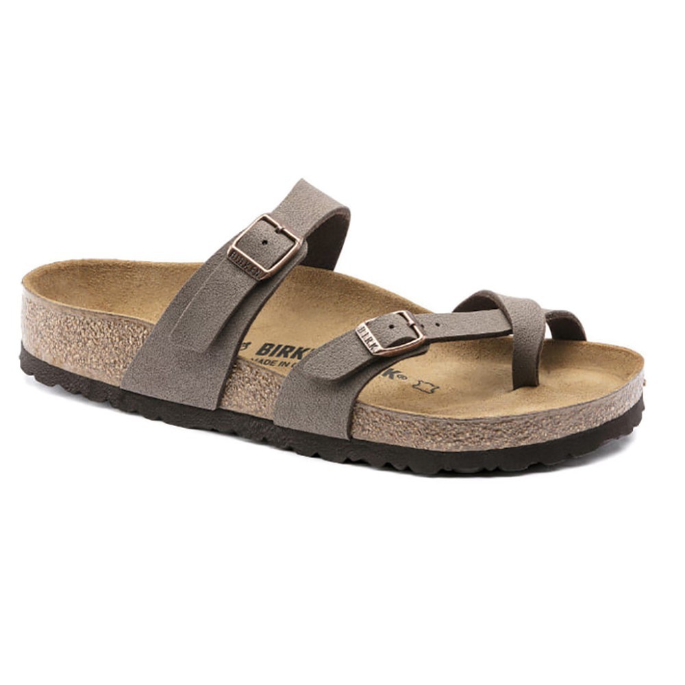 Birkenstock Mayari Birko-Flor Toe Loop Women’s Sandals – Mocha