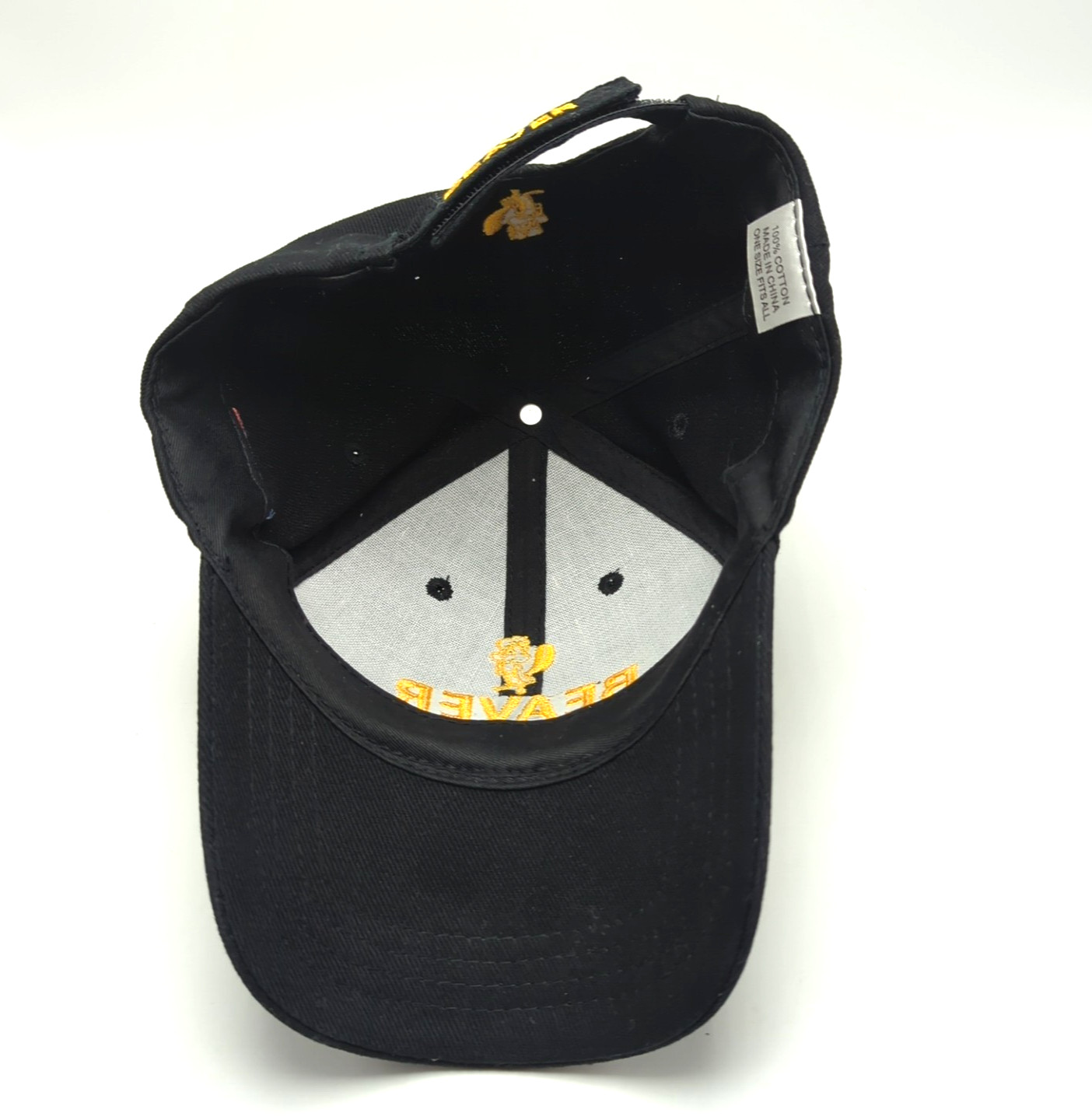Beaver Research hat black adjustable cotton cap Chemical Maintenance Systems
