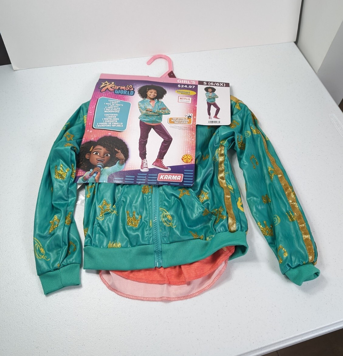 Girls Size S(6/6X) Karma’s World Karma Halloween Costume NEW