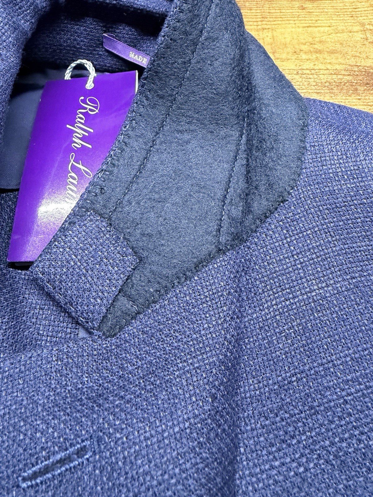 NWT $1995 Ralph Lauren Purple Label Hadley Hand-Tailored Sport Coat 42R ❗️Defect