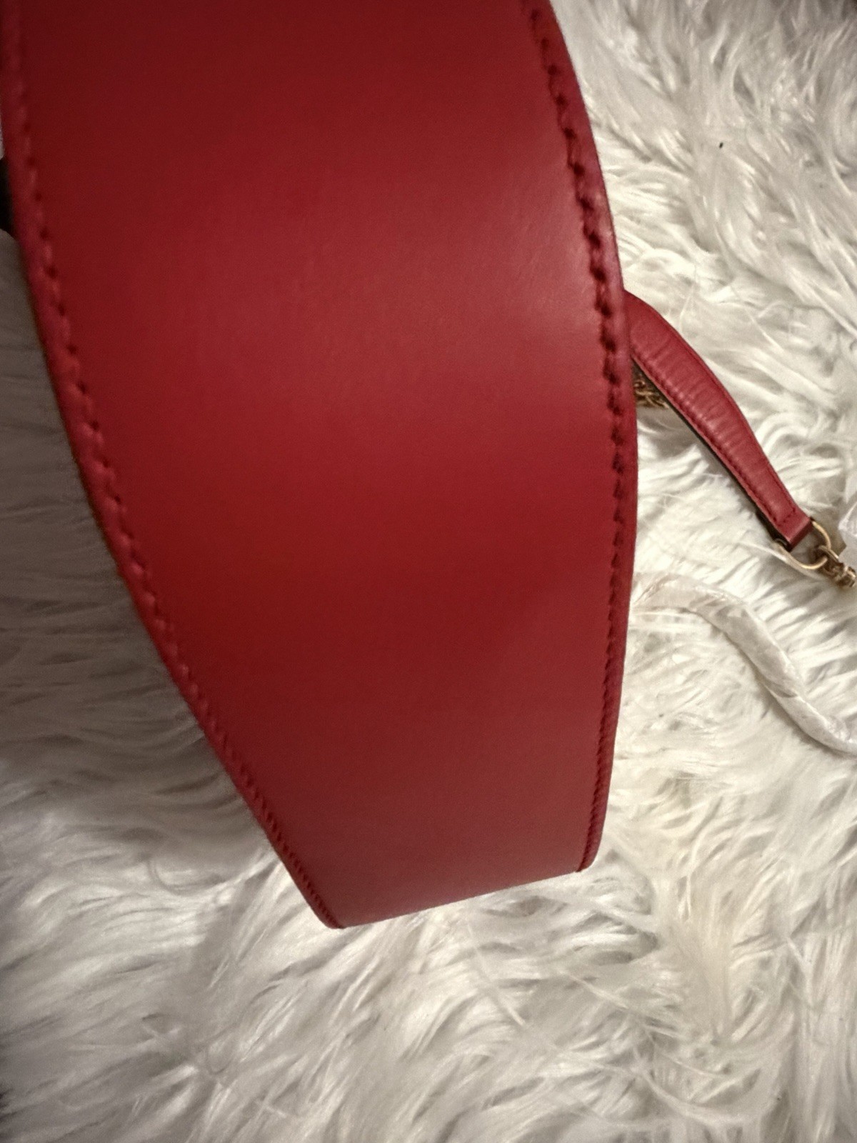 Gucci Beige GG Supreme Blooms Crossbody Chain Strap