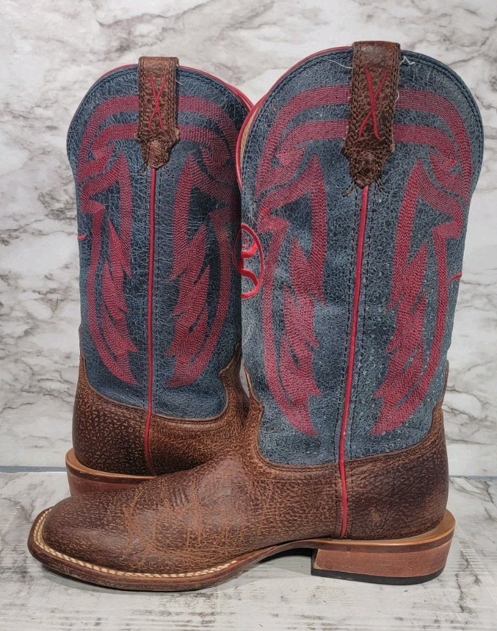 Twisted X Hooey Brown Leather Cowboy Boots MHY0020 Men’s Size 8 D