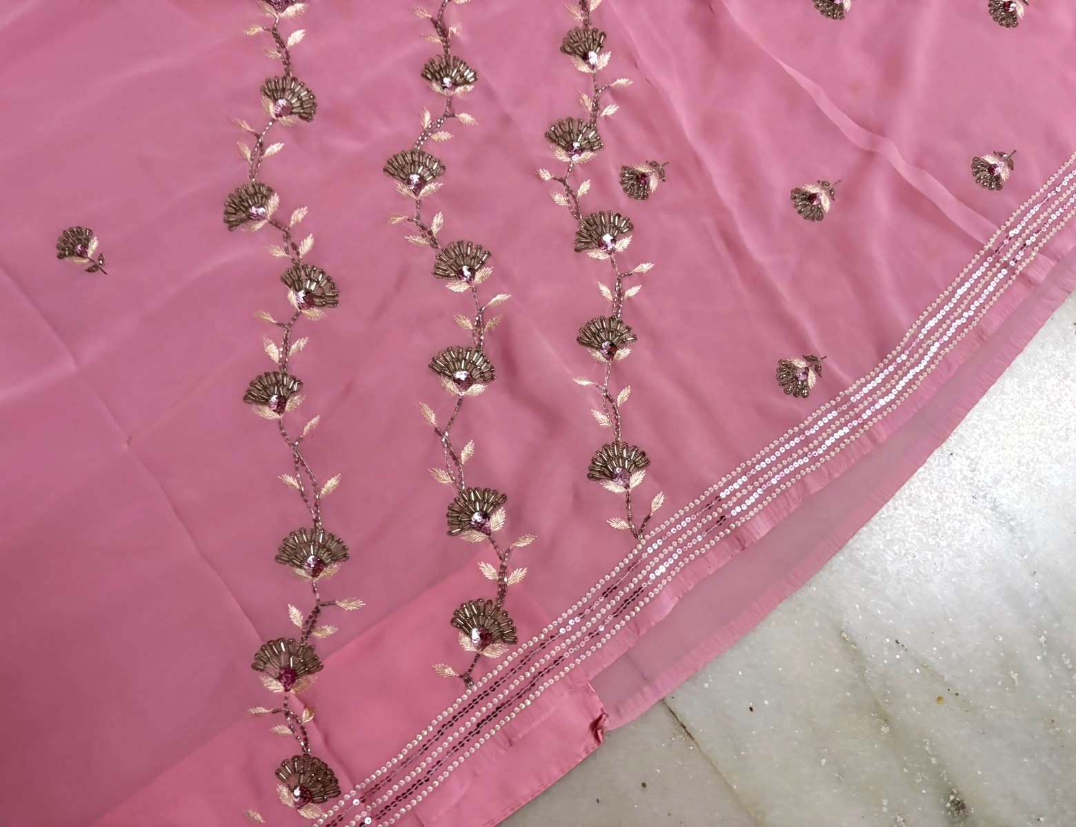 Indian Saree Vintage Dress Women Wrap Home Decor Used Drape Sari Lot of 2 Pcs