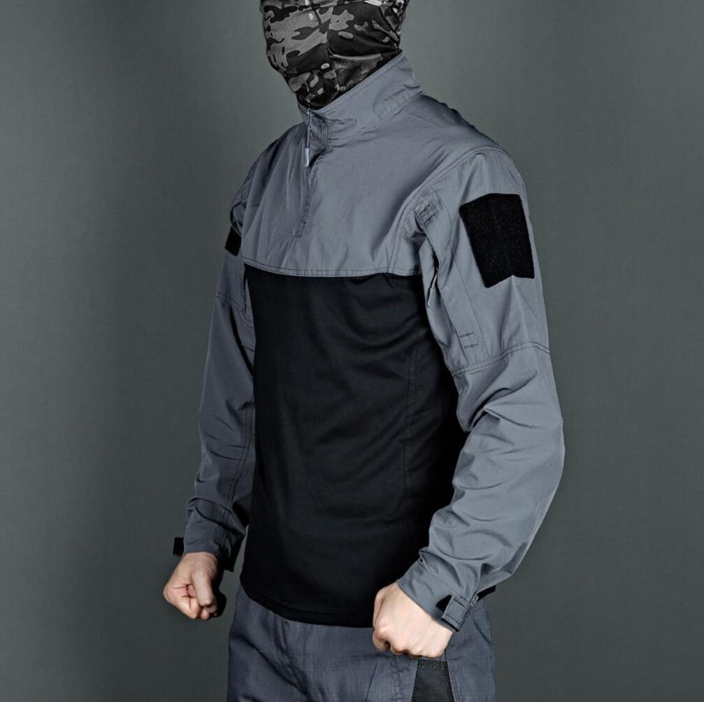 Airsoft Men’s Tactical Combat Long Sleeve Shirts US Army Outdoor Sports Military