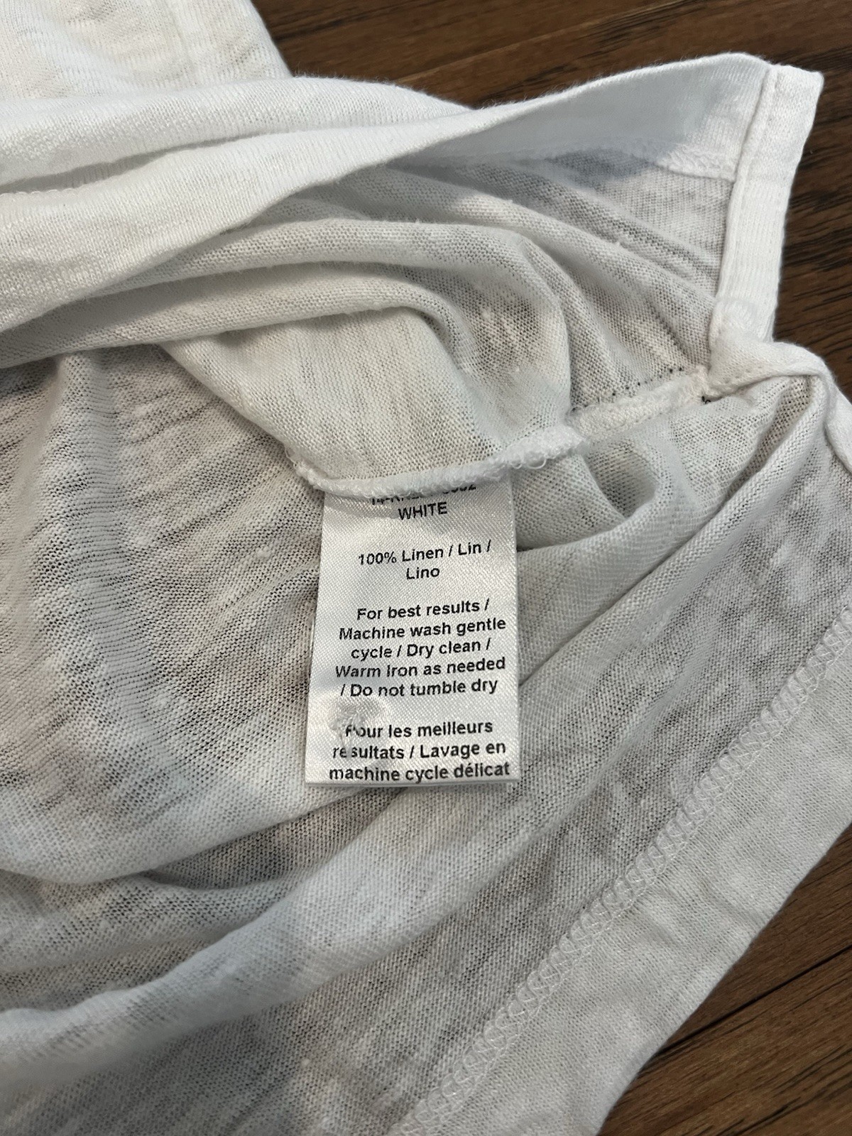 Todd Snyder White Linen Polo (Medium)