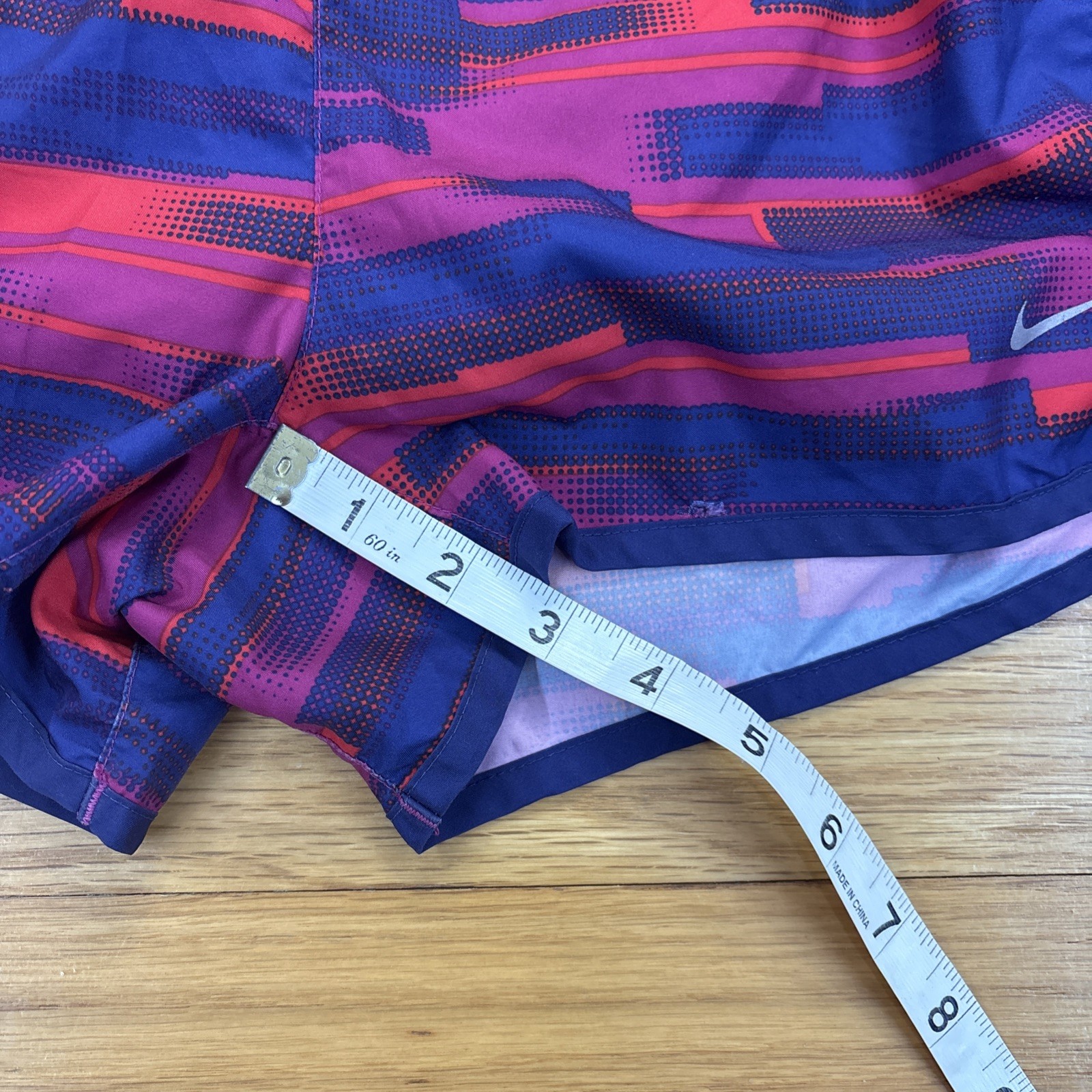Nike Running Shorts Size Small Red Blue Purple
