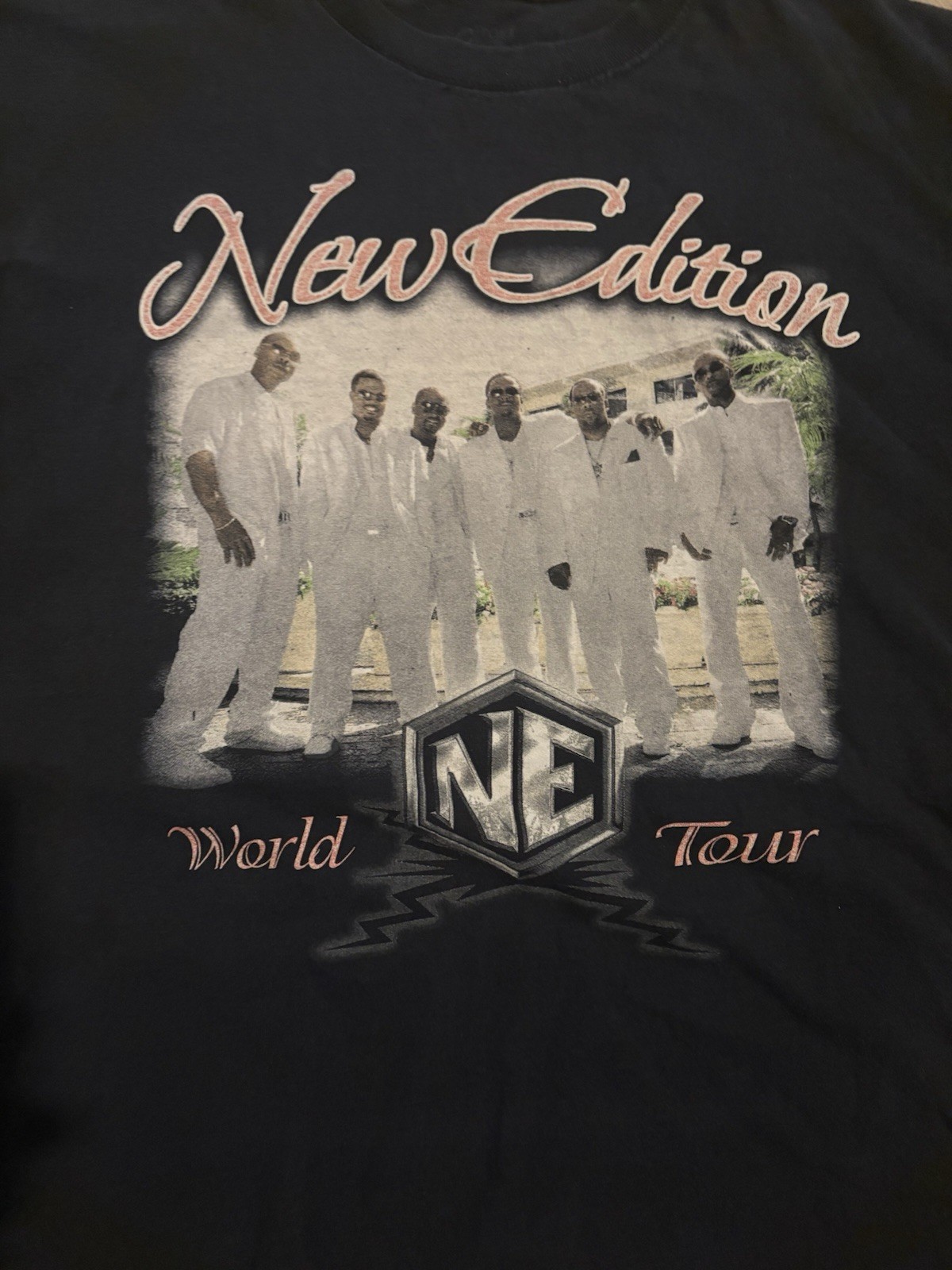 Vintage New Edition World Tour Promo Tee