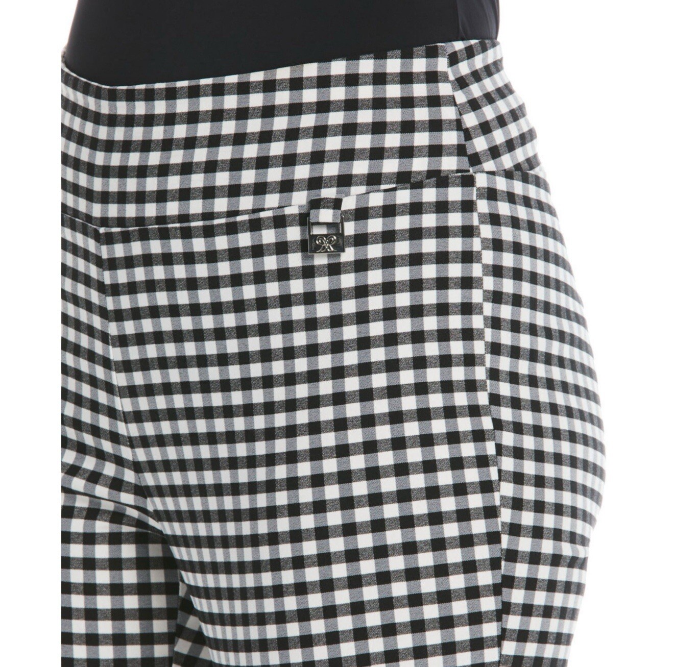Rafaella High Stretch Fabric Comfort Elastic Waistband Pull-on Capri-Womens 16