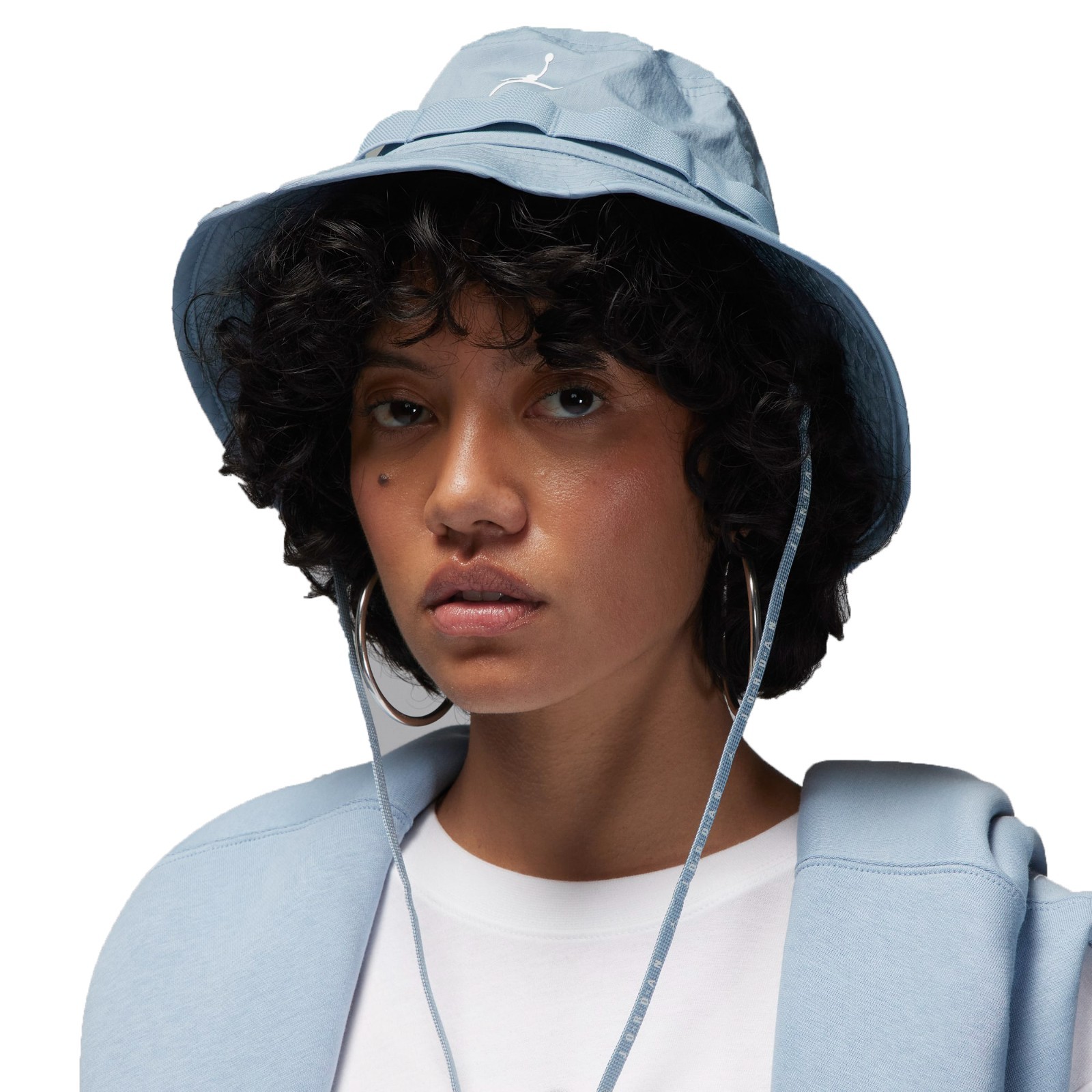 Nike Jordan Apex Blue Grey/Black/White FD5188-436 Adult Unisex Bucket Hat Size M