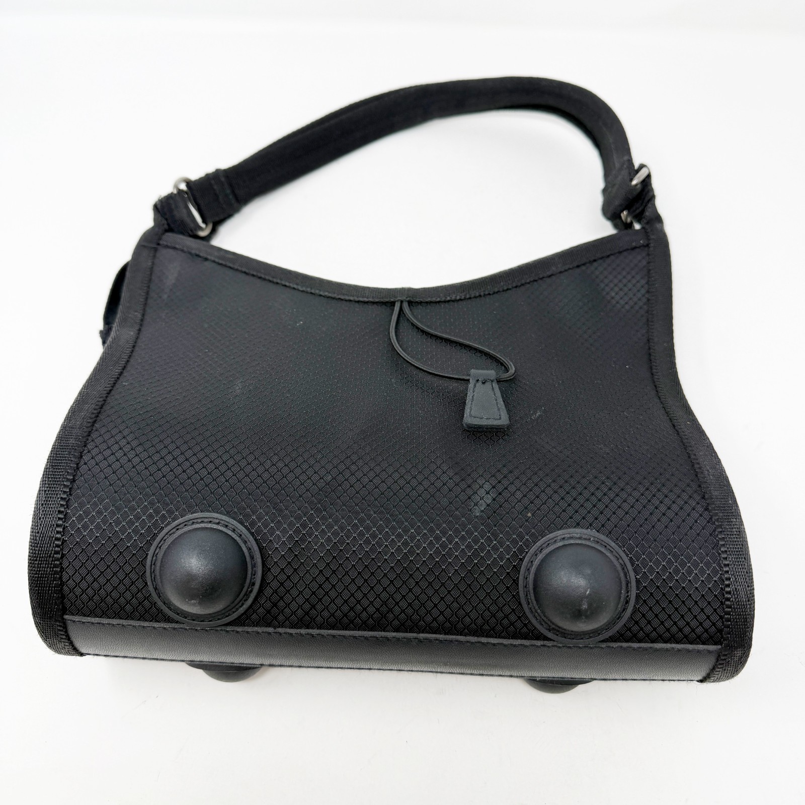 BOBLBEE Sweden Hardshell Shoulder Bag Black Vintage Techwear Cyberpunk 2004
