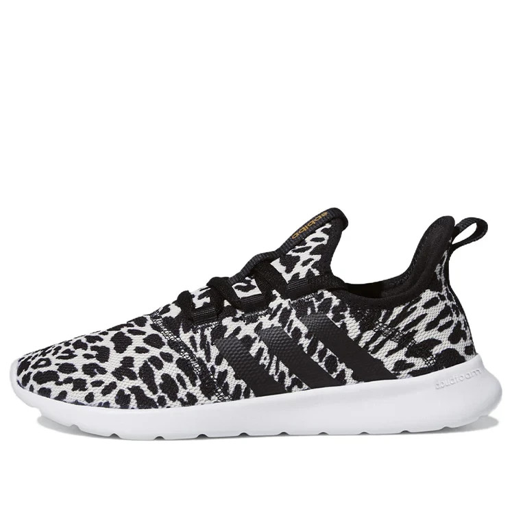 Adidas Cloudfoam Pure 2.0 ‘Black White Leopard’ Women’s US Size 6.5 NEW GW4347