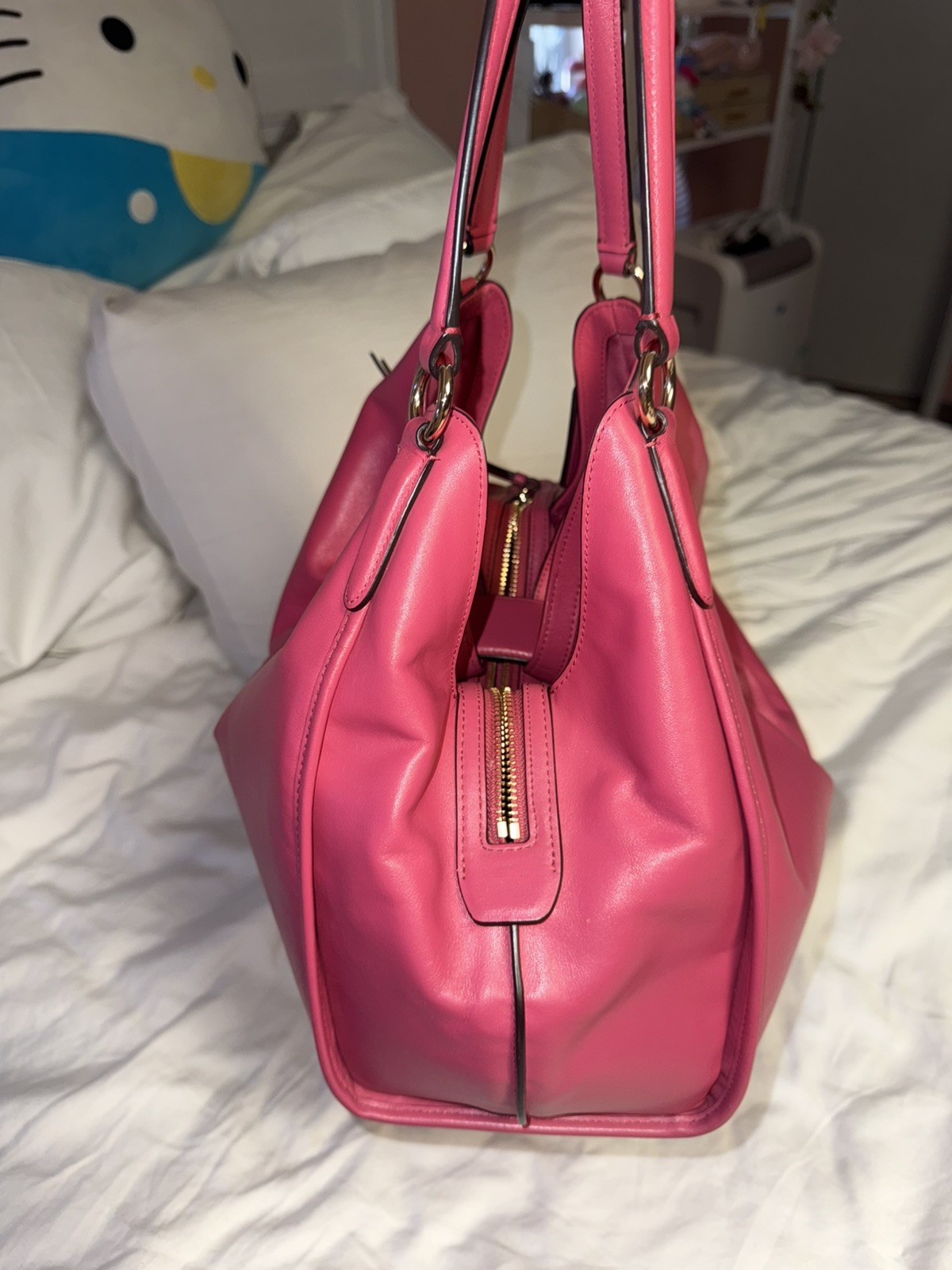 Gorgeous COACH pink Madison Carlyle Should Bag EXCELLENT CONDITION
