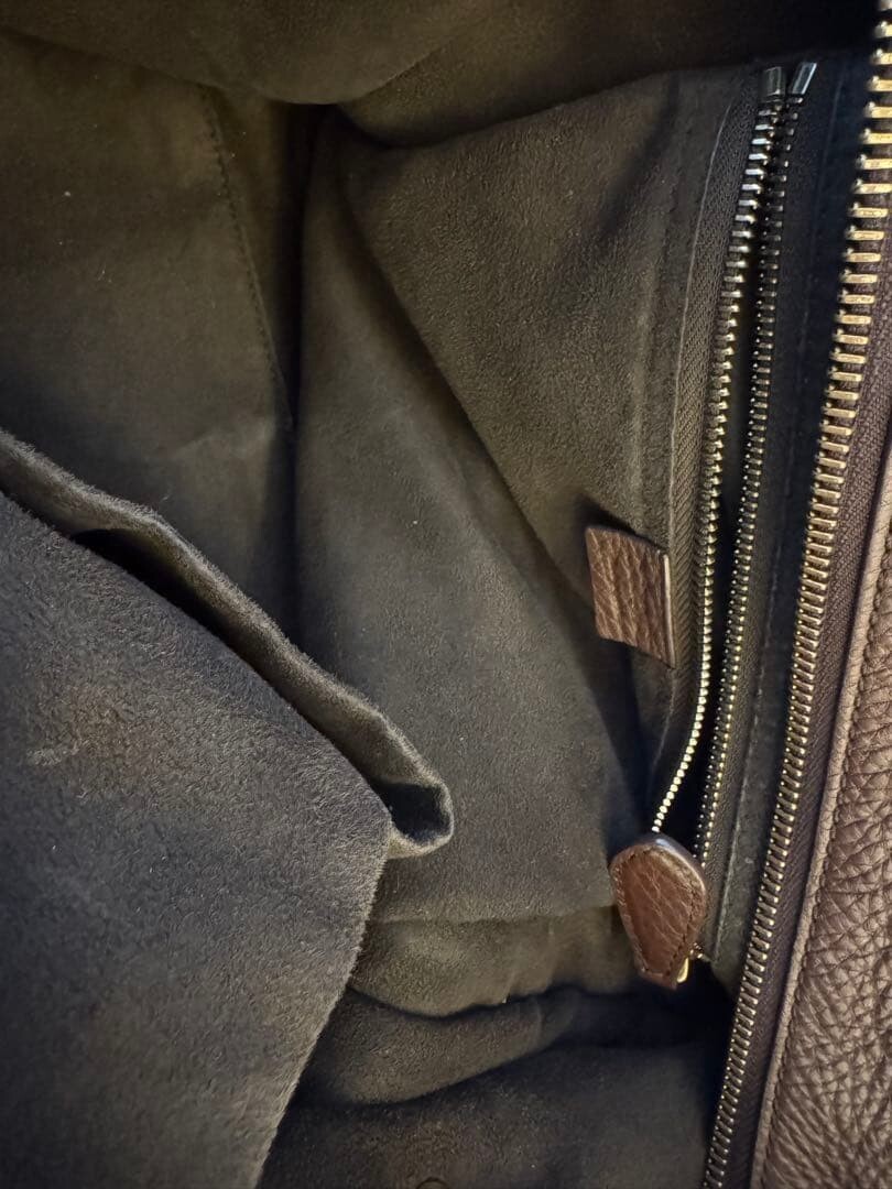 CELINE Luggage Mini Drummed Calfskin Leather Vintage Tote Authentic From Japan