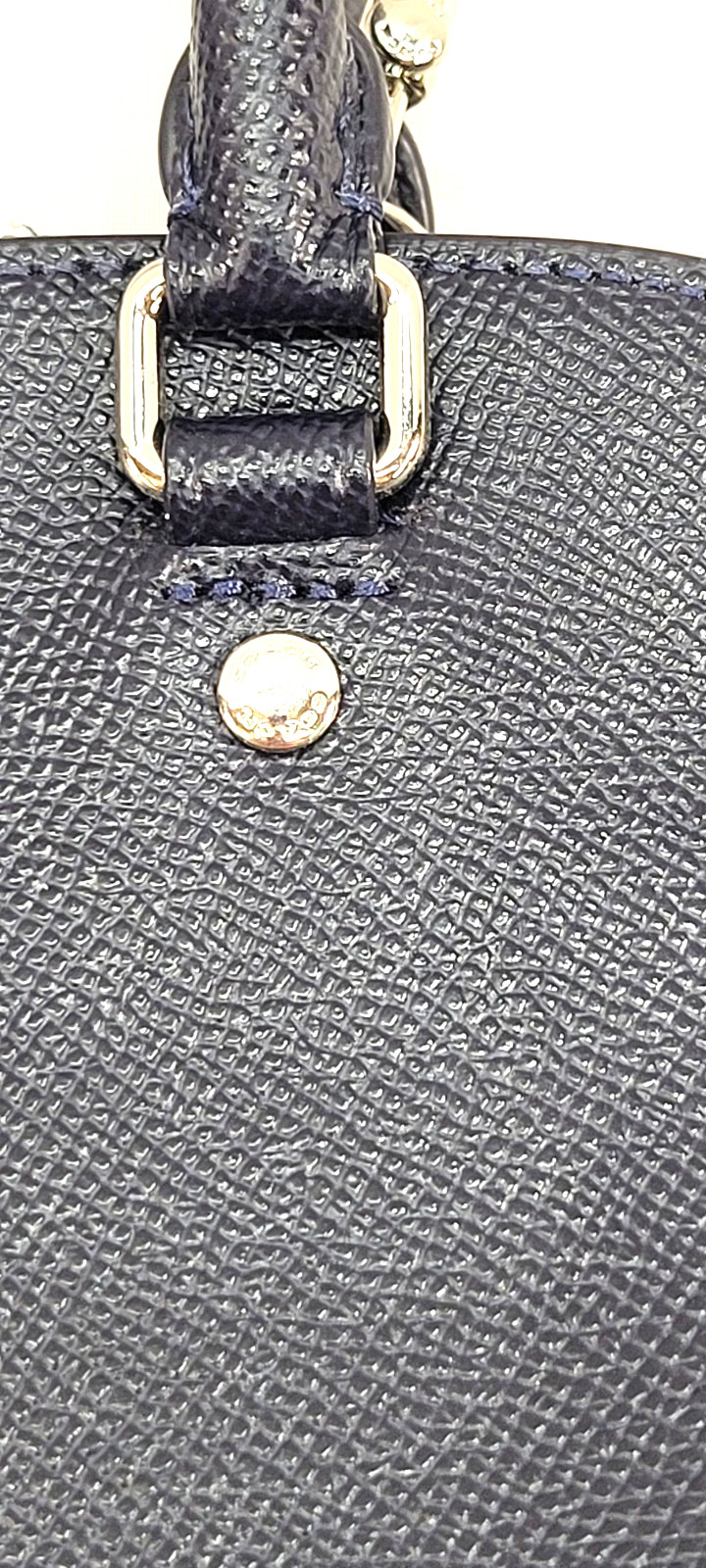 Coach Colorblock Mini Sierra Satchel – Midnight Navy Chalk – F24589 EUC