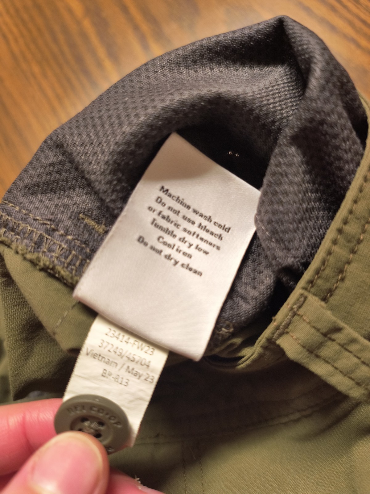 Lot of 2 Rei Co-op Convertible Pants Mens 48×30 Green Cargo 23414 Hiking