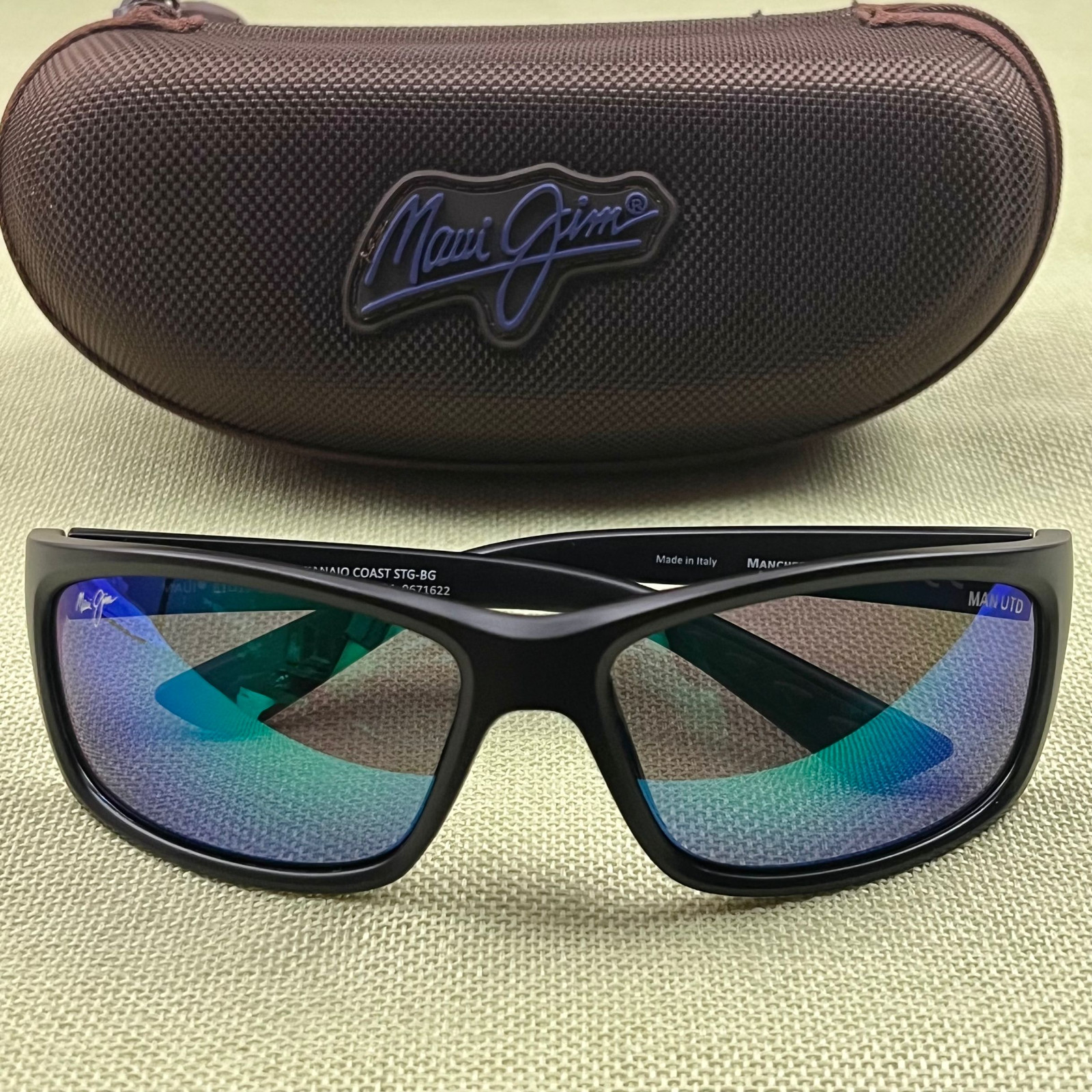 Maui Jim Men’s Kanaio Coast 61mm Black Polarized Sunglasses GM815-54CM