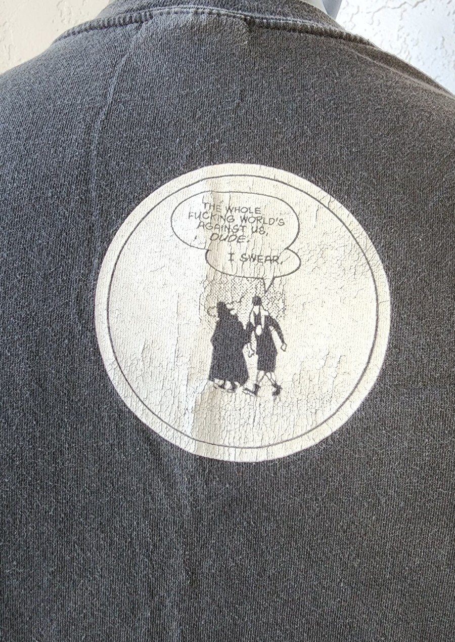 Vintage 1998 Jay and Silent Bob Kevin Smith T-Shirt Dogma Clerks View Adult XL