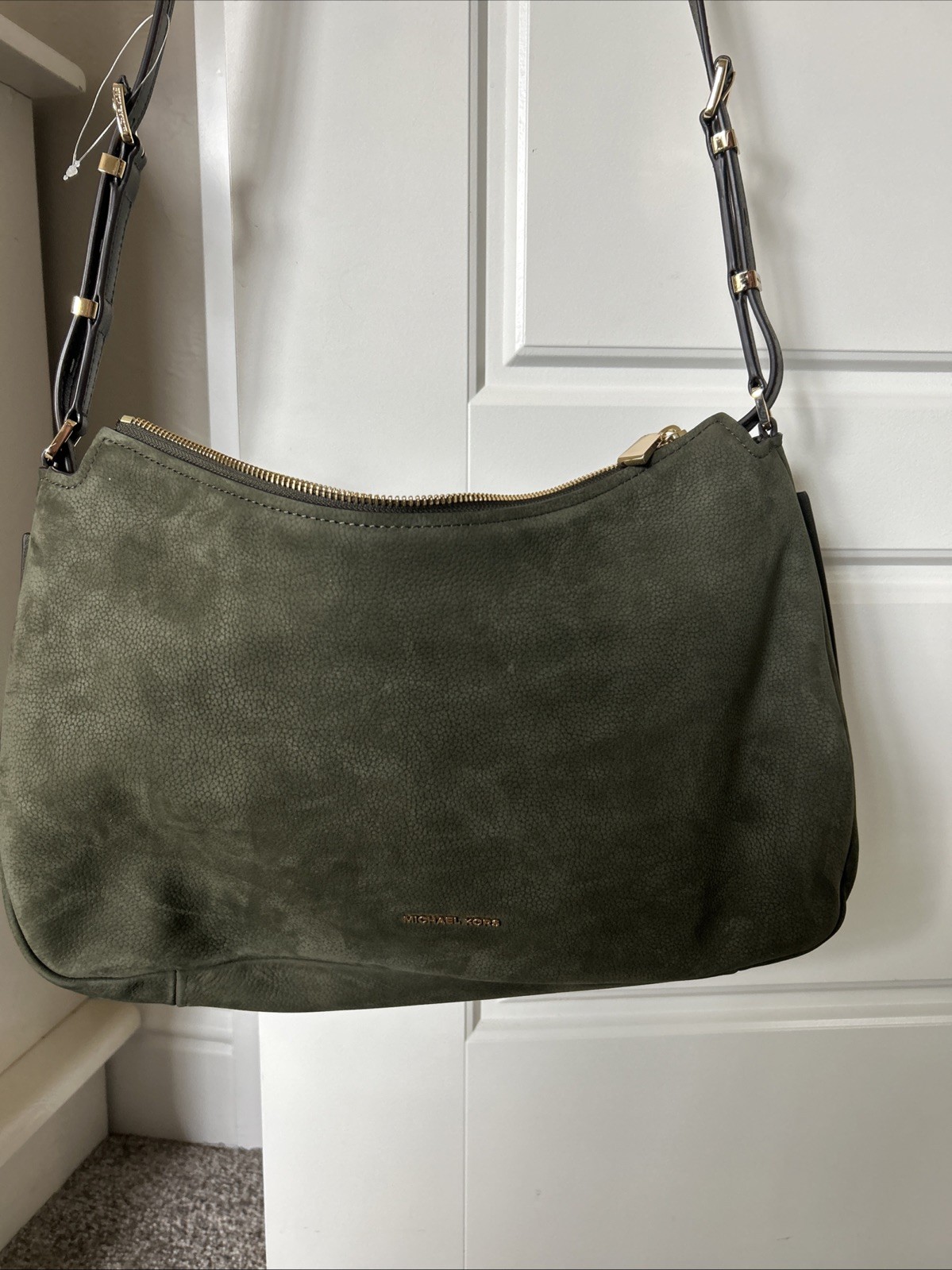 MICHAEL Michael Nolita Medium Nubuck Shoulder Bag
