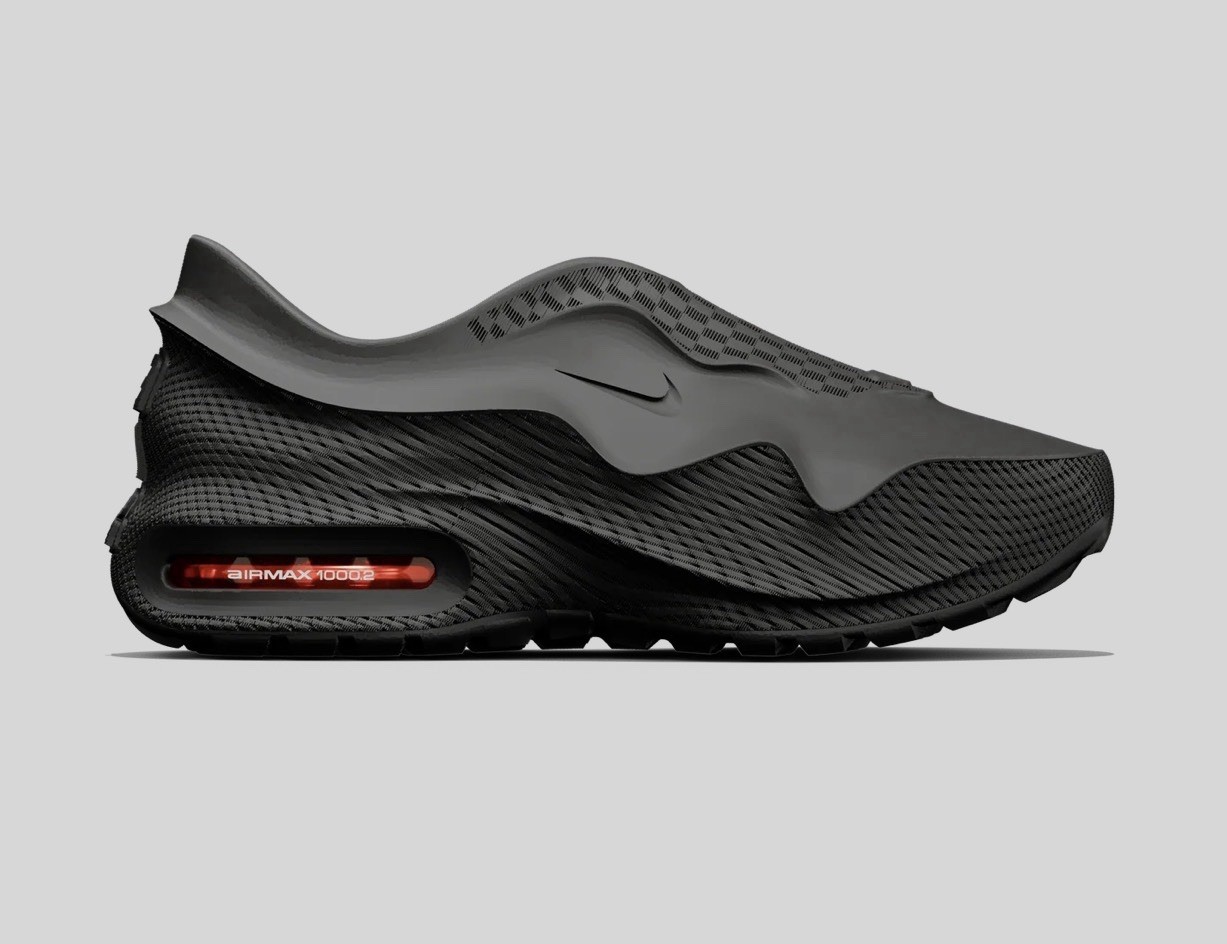 Nike Air Max 1000.2 Black Hyper Crimson Men’s Size 15 – Brand New