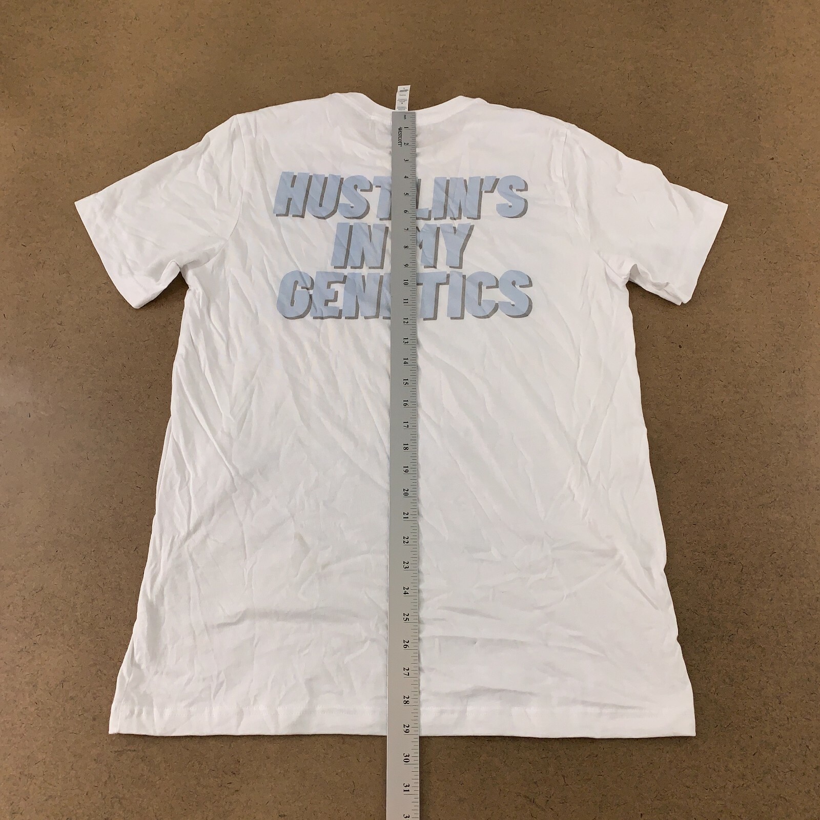 Canva Men’s Size Large White Zia Genetics Gods Gift on Earth Graphic T-Shirt New